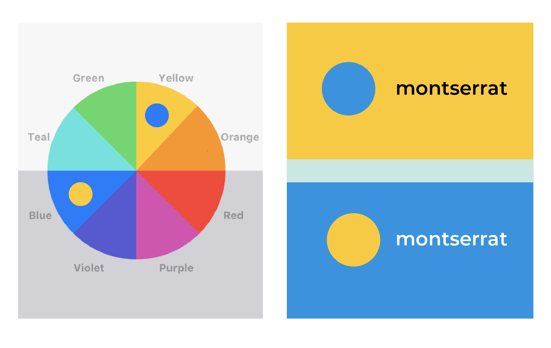 color tone & font