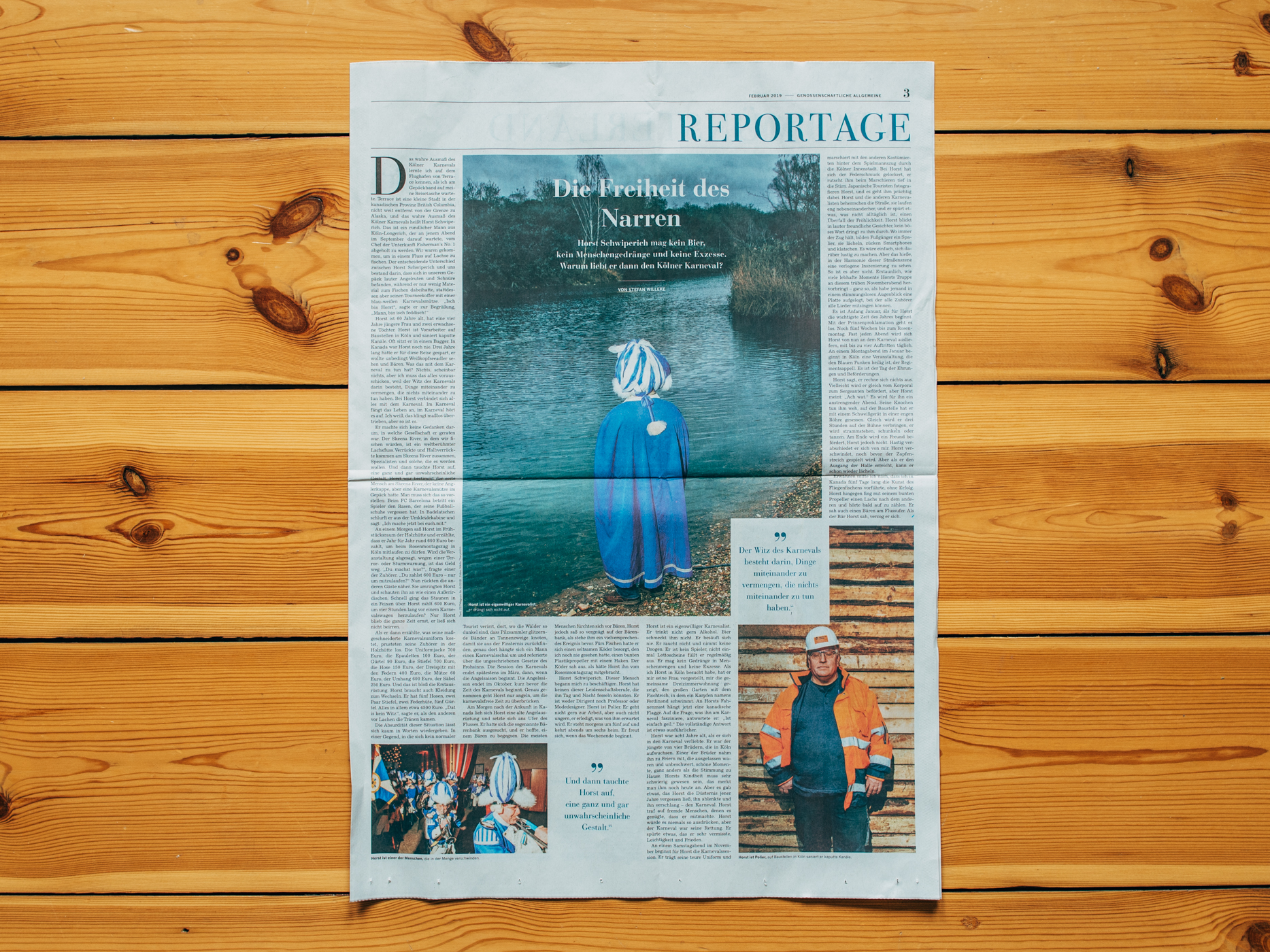 Genossenschaftliche Allgemeine / Die Freiheit des Narren / Februar 2019