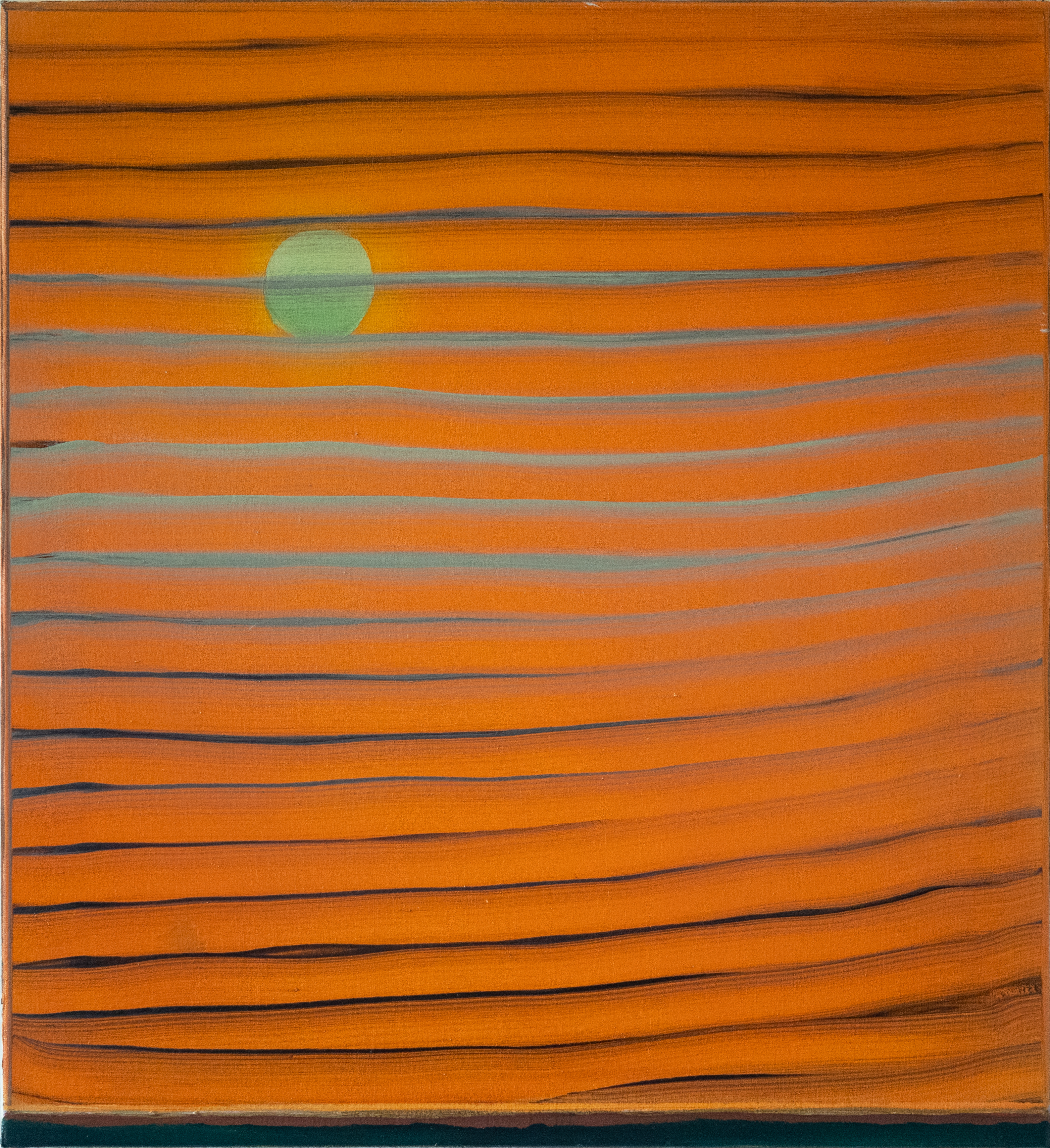 tired morning / 60 x 55 cm / oil on canvas / Andreas Lech 2024