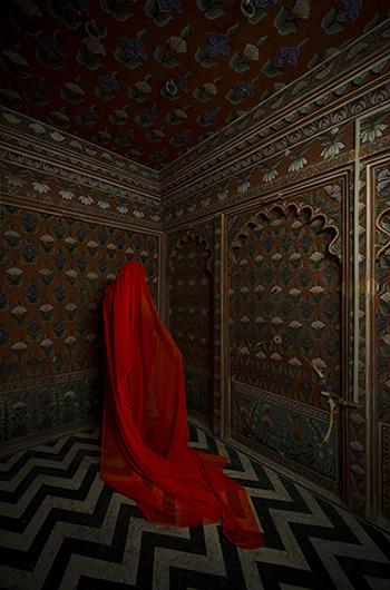 Garment of Flowers and She (II),40 × 60.5cm. 2013