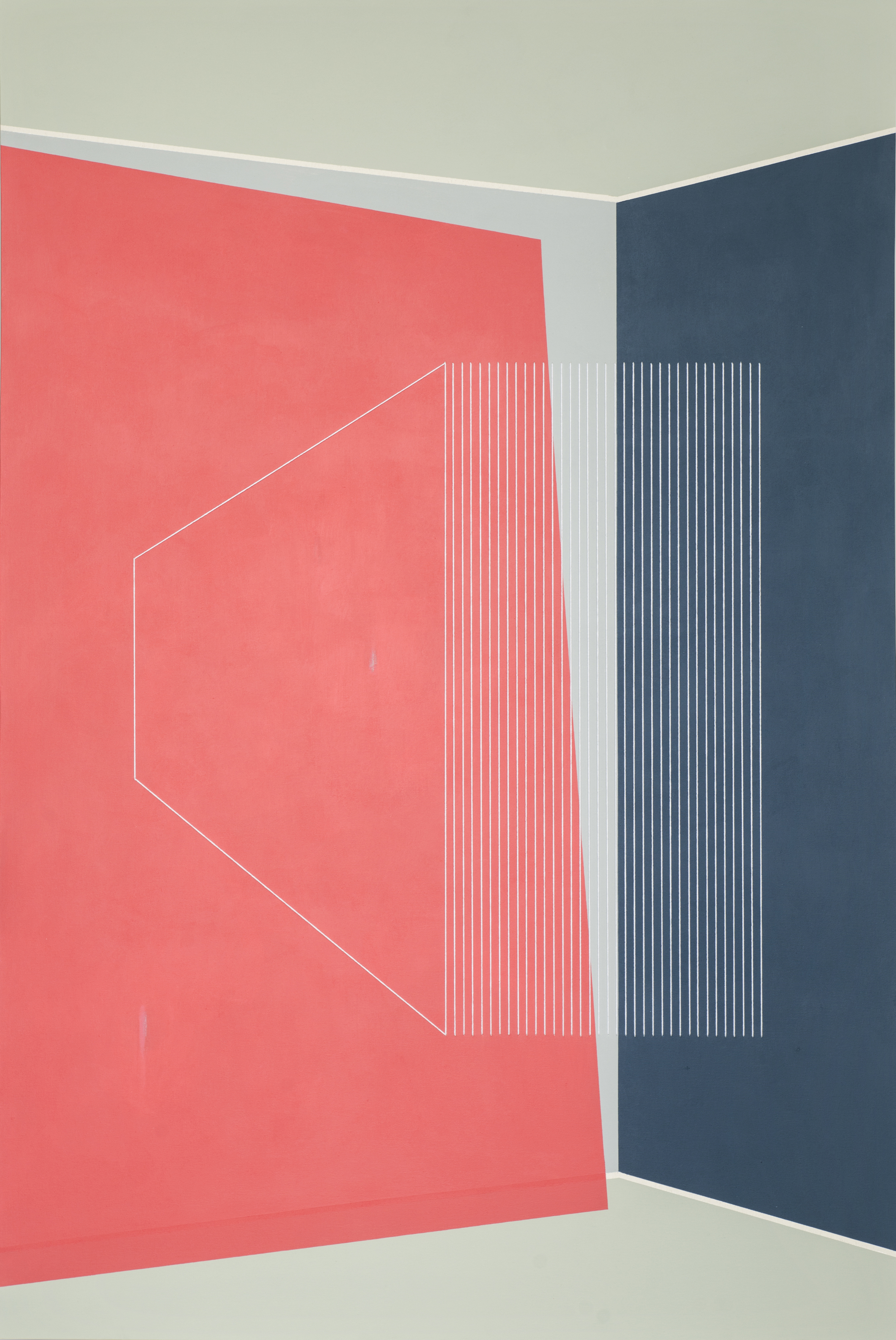 UNTITLED #339 | Acrylic and hand embroidery on canvas | 150 x 100 cm | 2016