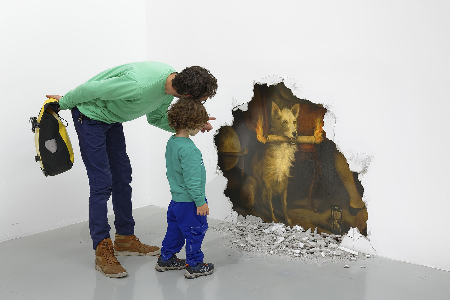Fausts Wächter / installation / 130 x 180 cm / 2022 © Blaise Adilon