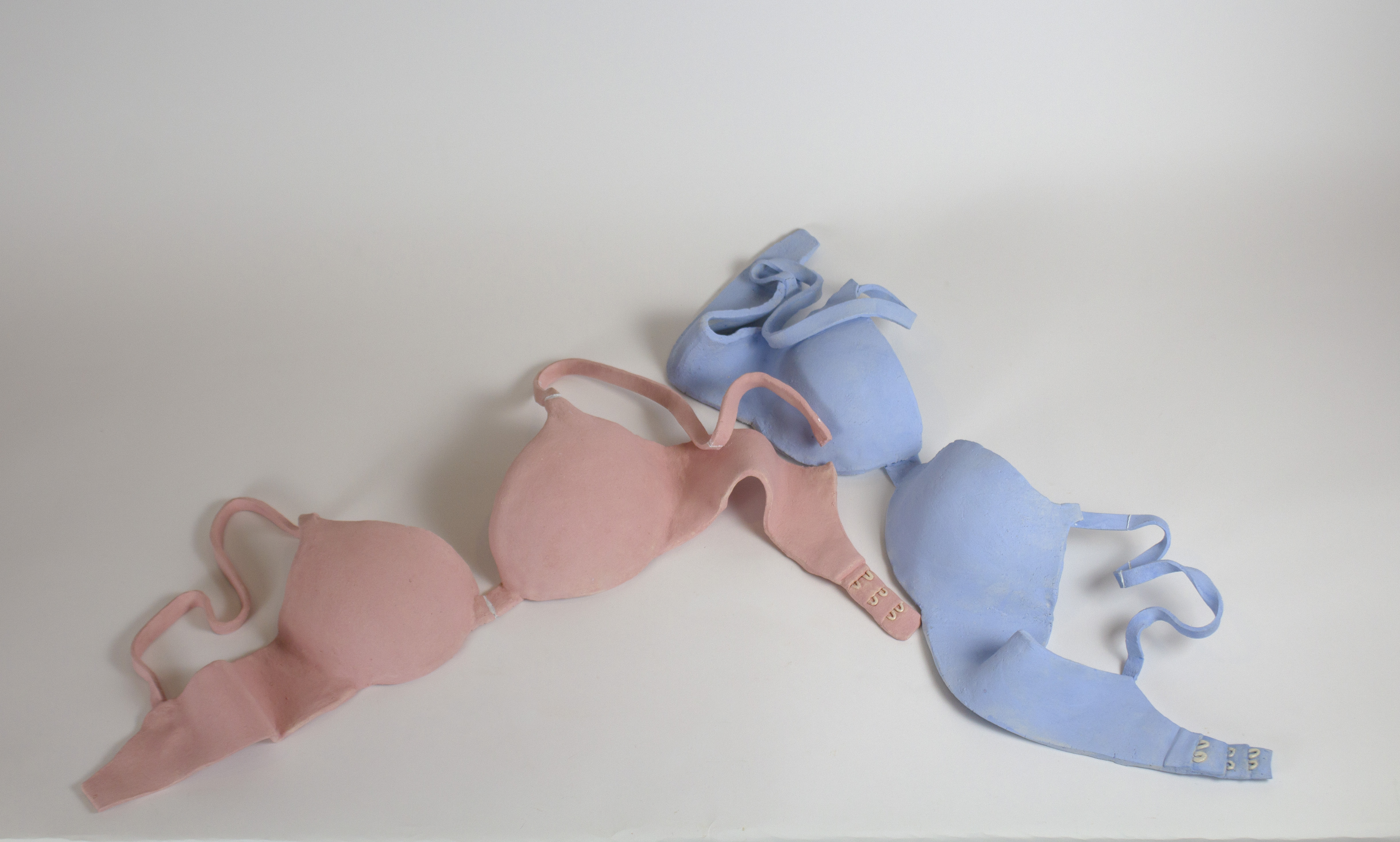 BrasCone 6 White Ceramic and Underglaze, 4x23x5&rdquo;, 2023