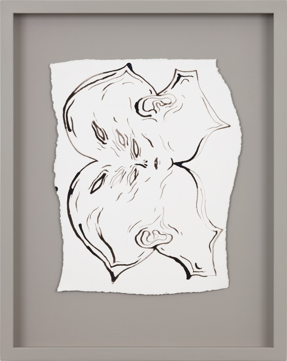 Eyedra, 2025, ink on paper, framed, 41 x 33 cm