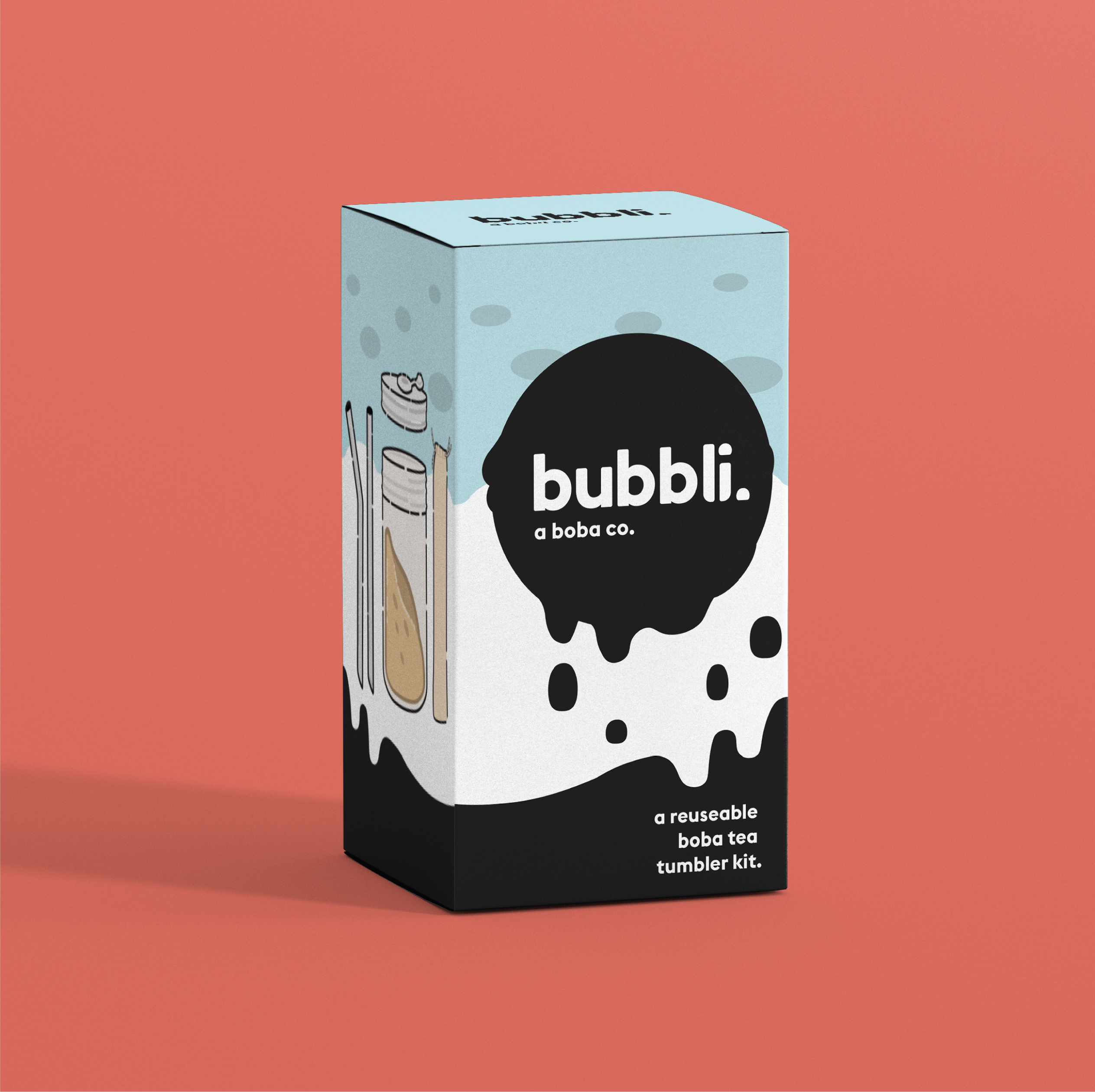 Reusable Boba Cup - The Complete Boba Tea Tumbler Kit – mybubbli