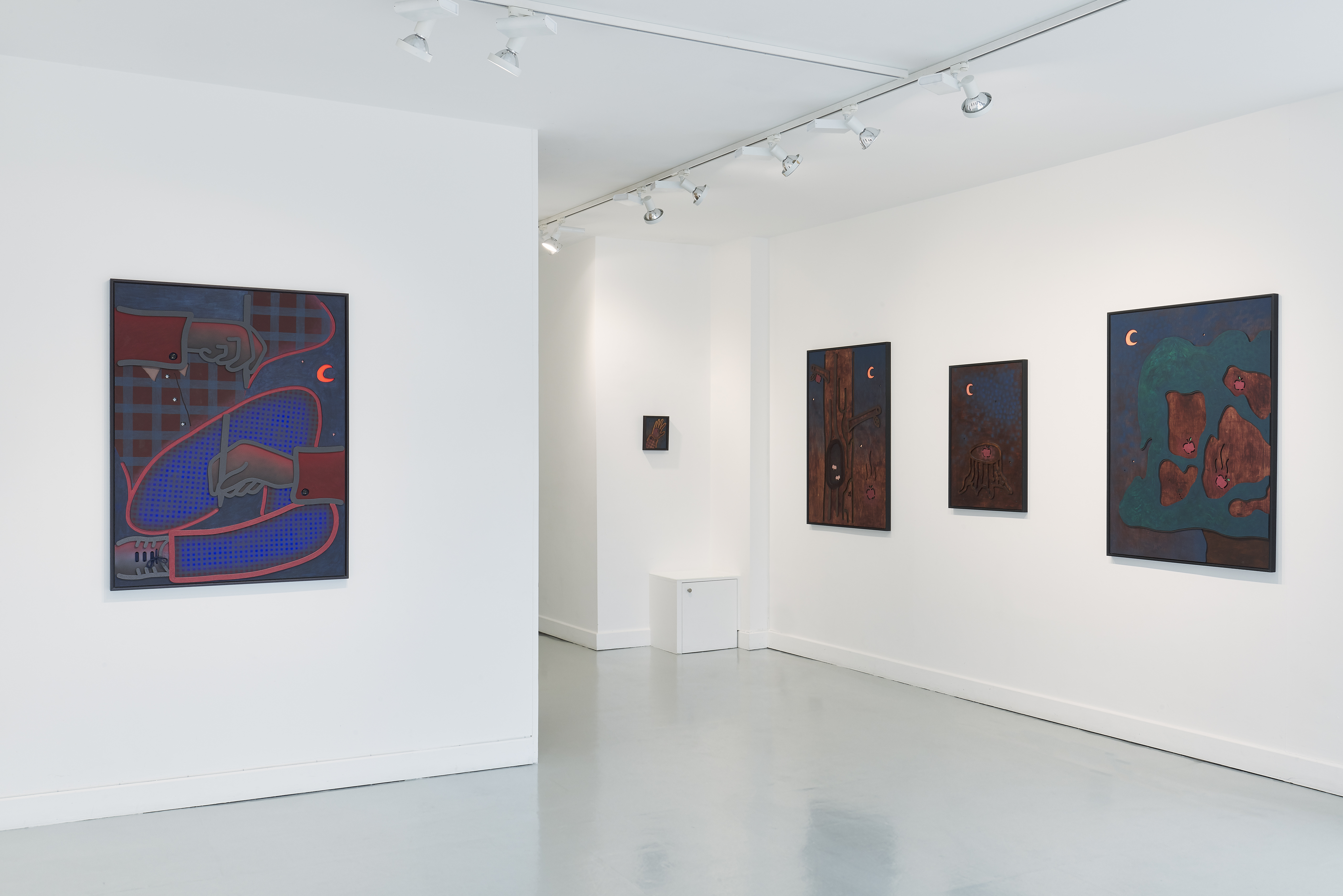 Install shot of Restless @ Ramp Gallery, London 2021