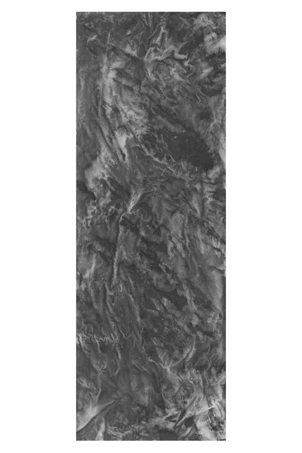 Sentier (II) (recto)encre de Chine et méthylcellulosesur toile, 200 x 71 cm, 2024