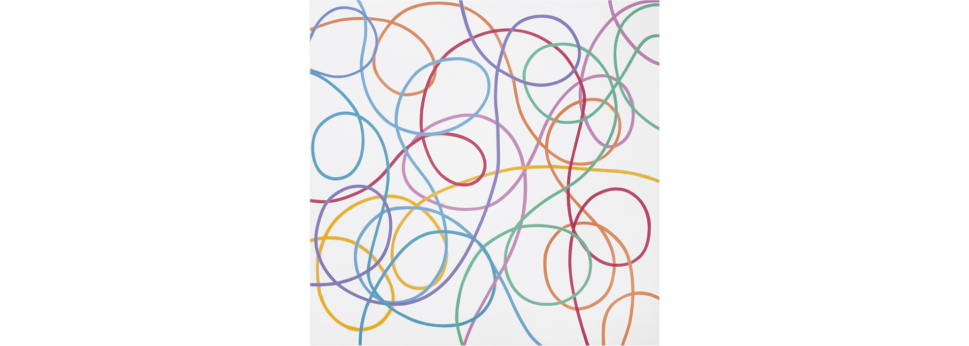 Untitled, 2007. Acrylic on canvas, 175 x 175 cm.