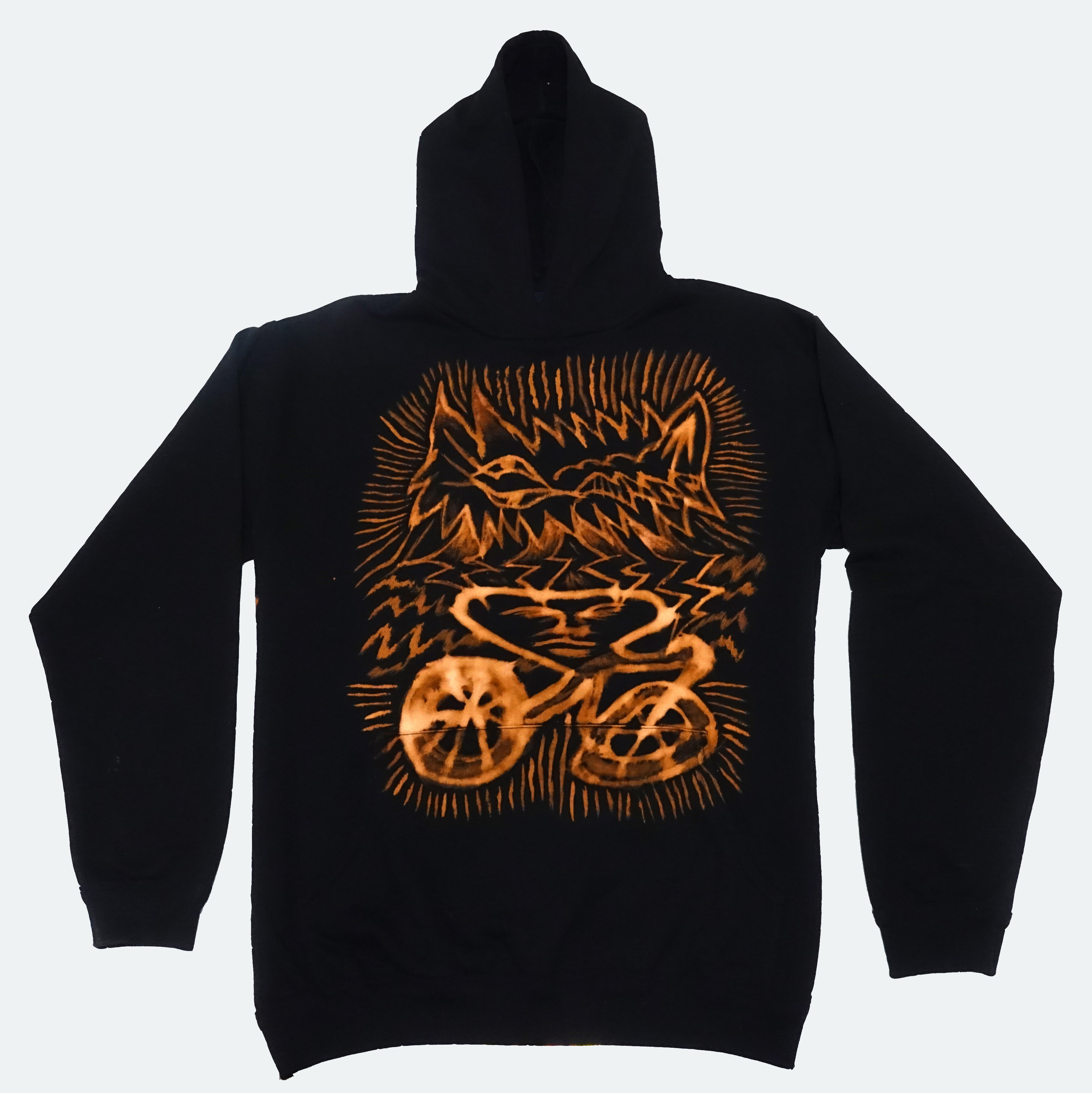 TXAKURRA HOODIEhand-bleached hoodie, produced by Word Out Editions, edition of 50, 2020 · info