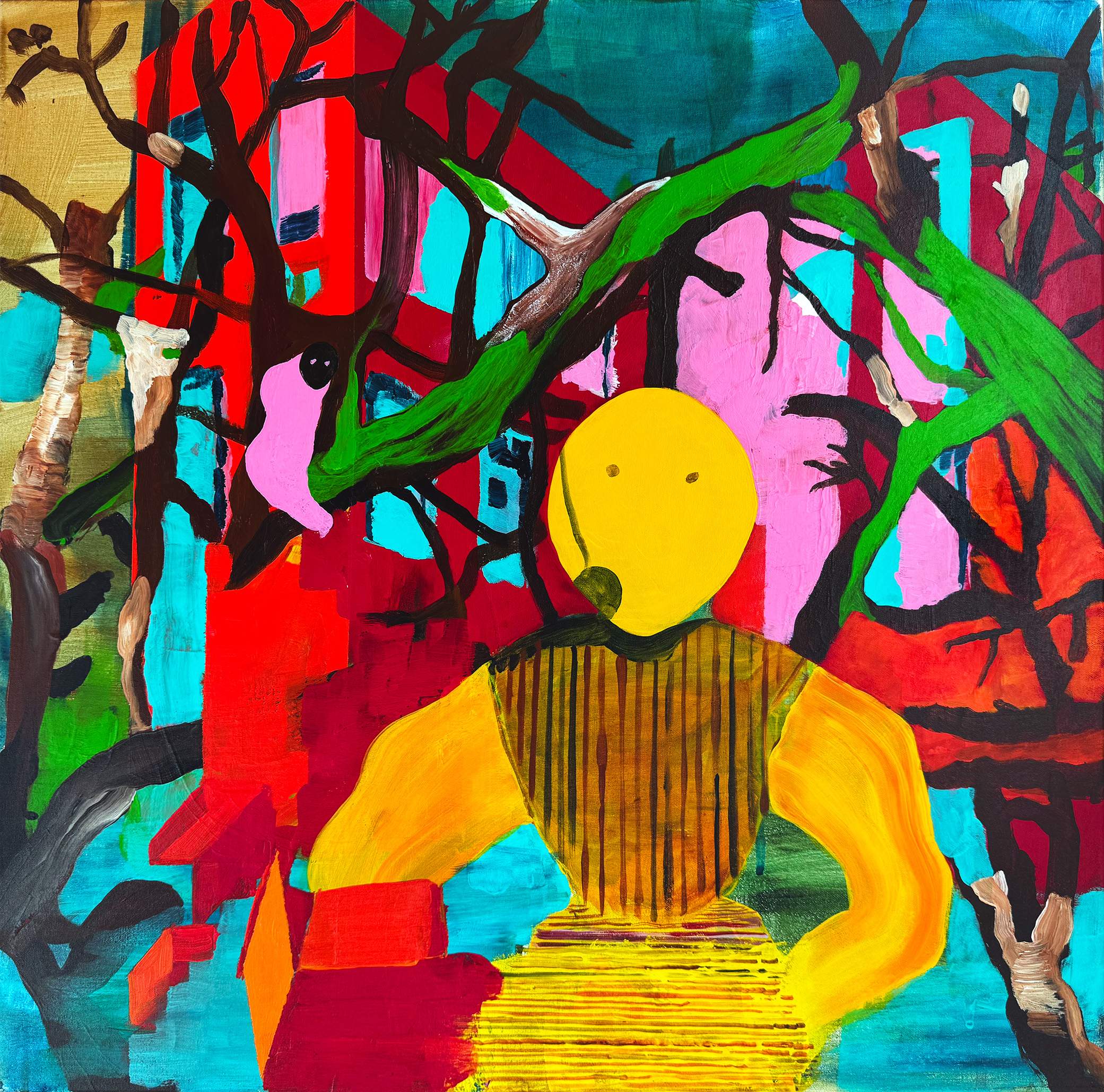 Acrylic on canvas, 50x50 cm, 2026