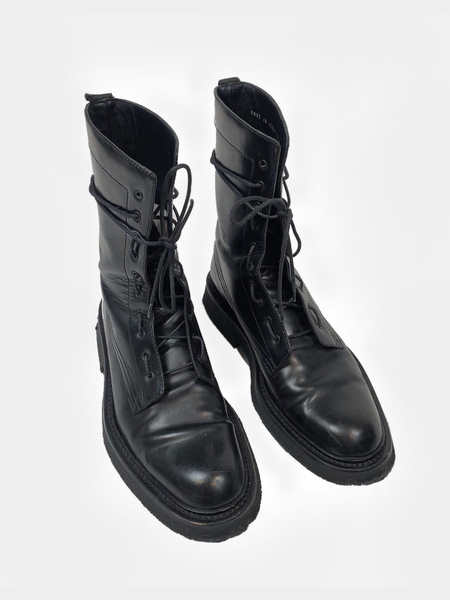 DIOR HOMME Suede Combat Boots AW07  ARCHIVED