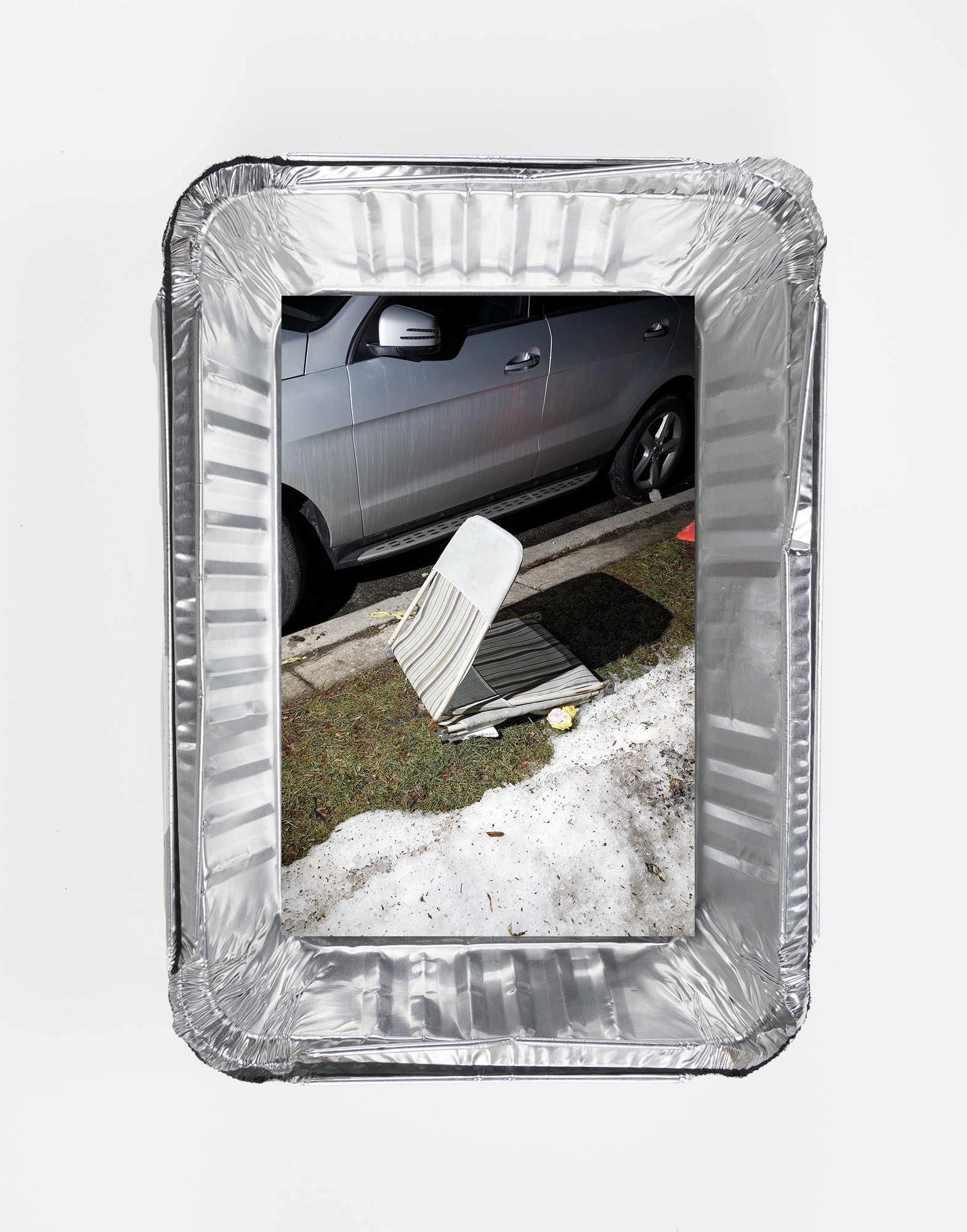Quiet Delegate, 2021Digital photography, inkjet print encased in aluminum tin