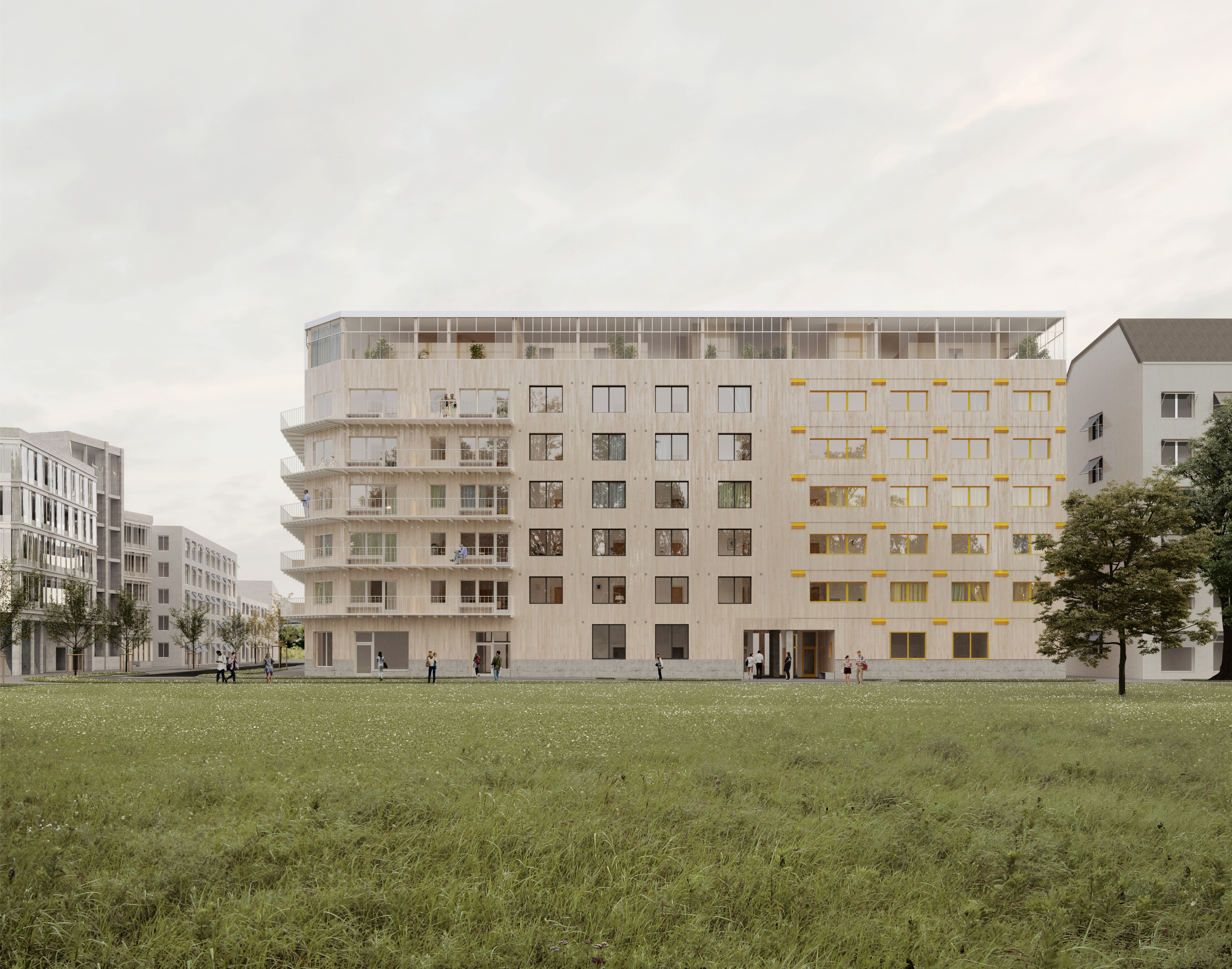 Intervallet, Intergenerational housing in Vallastaden, Sweden  