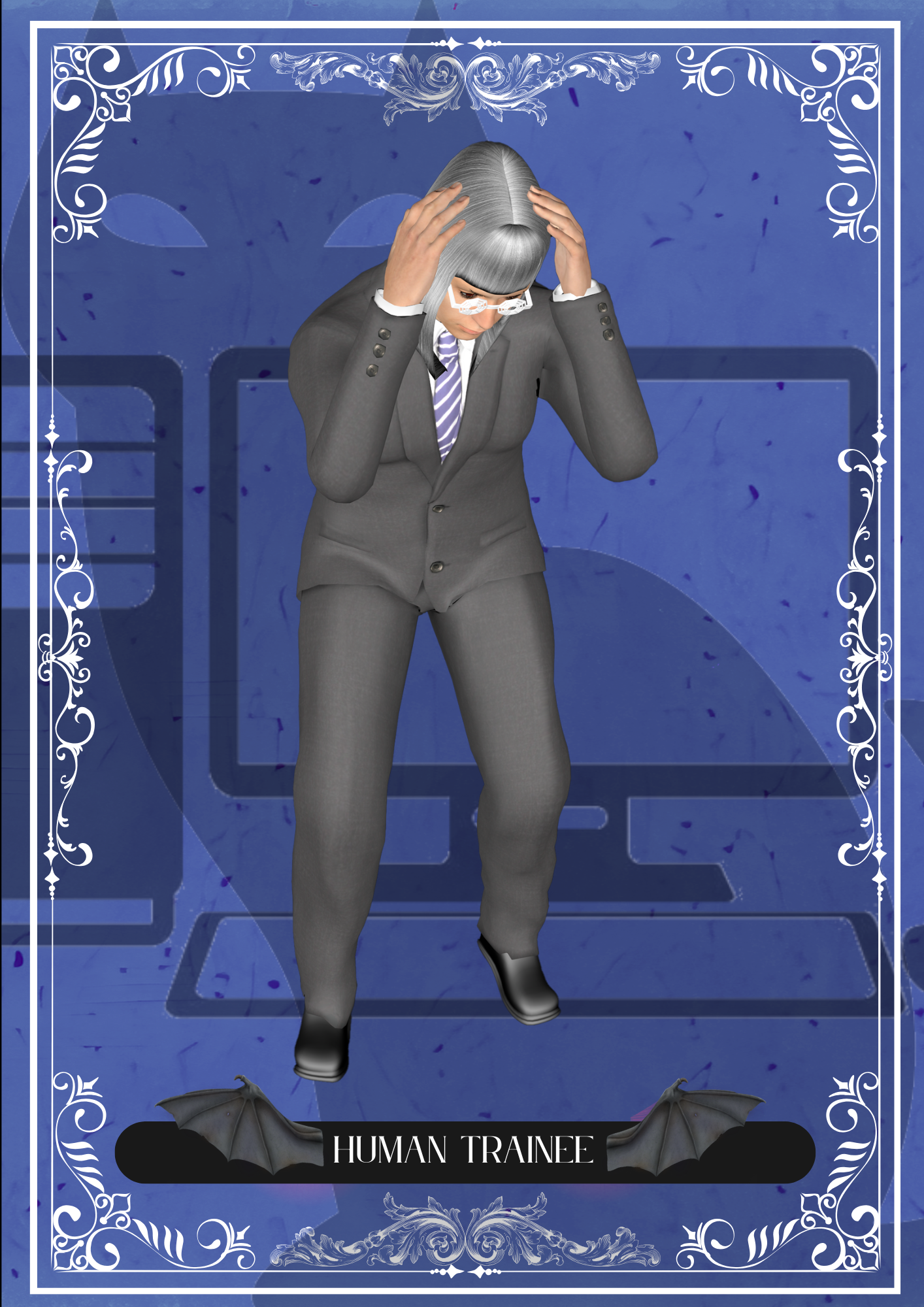 Card Deck, Five Figures for an Endless Workday, series, 2024