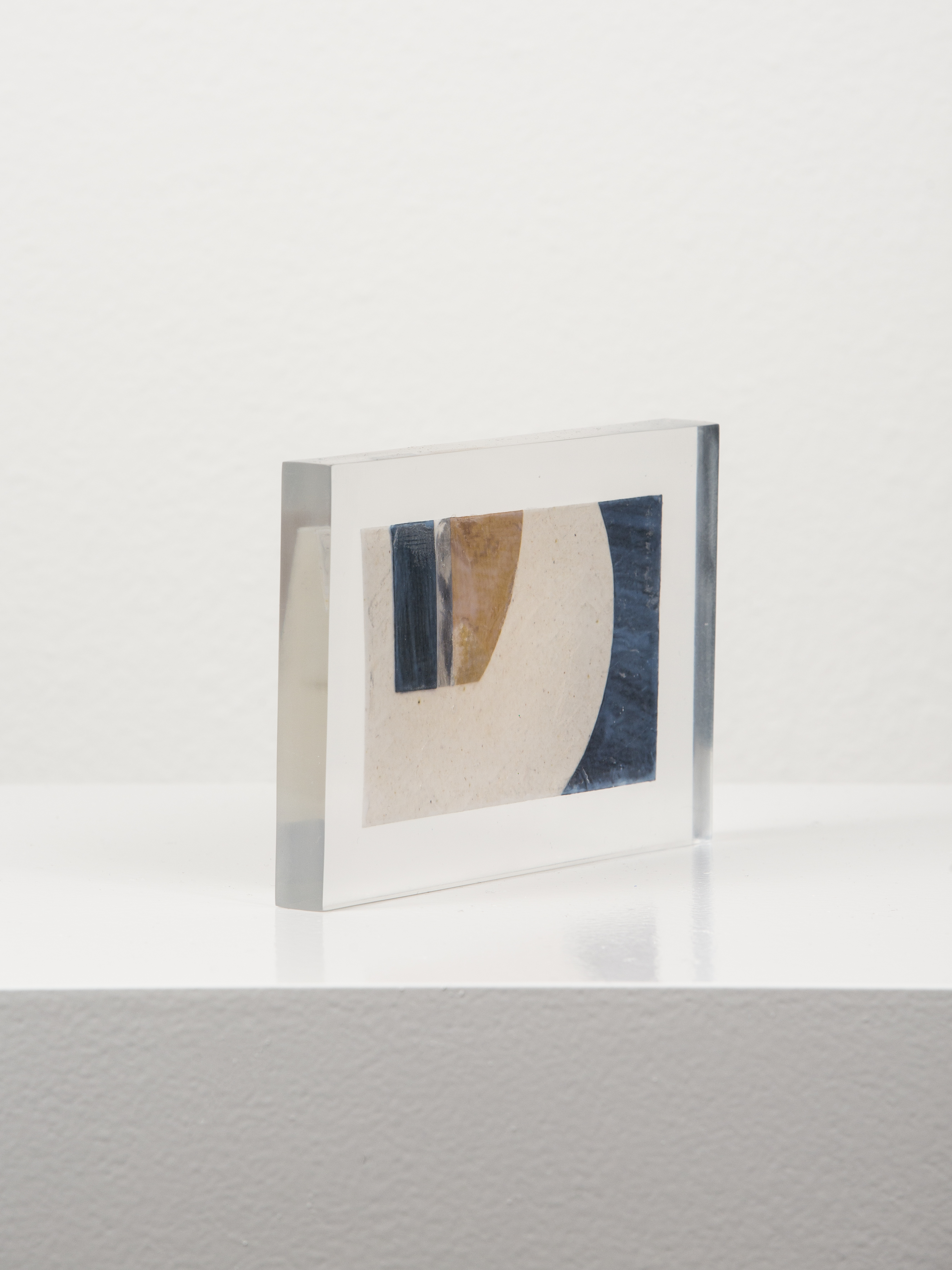 Tule, 8"x6", paper collage & acrylic resin
