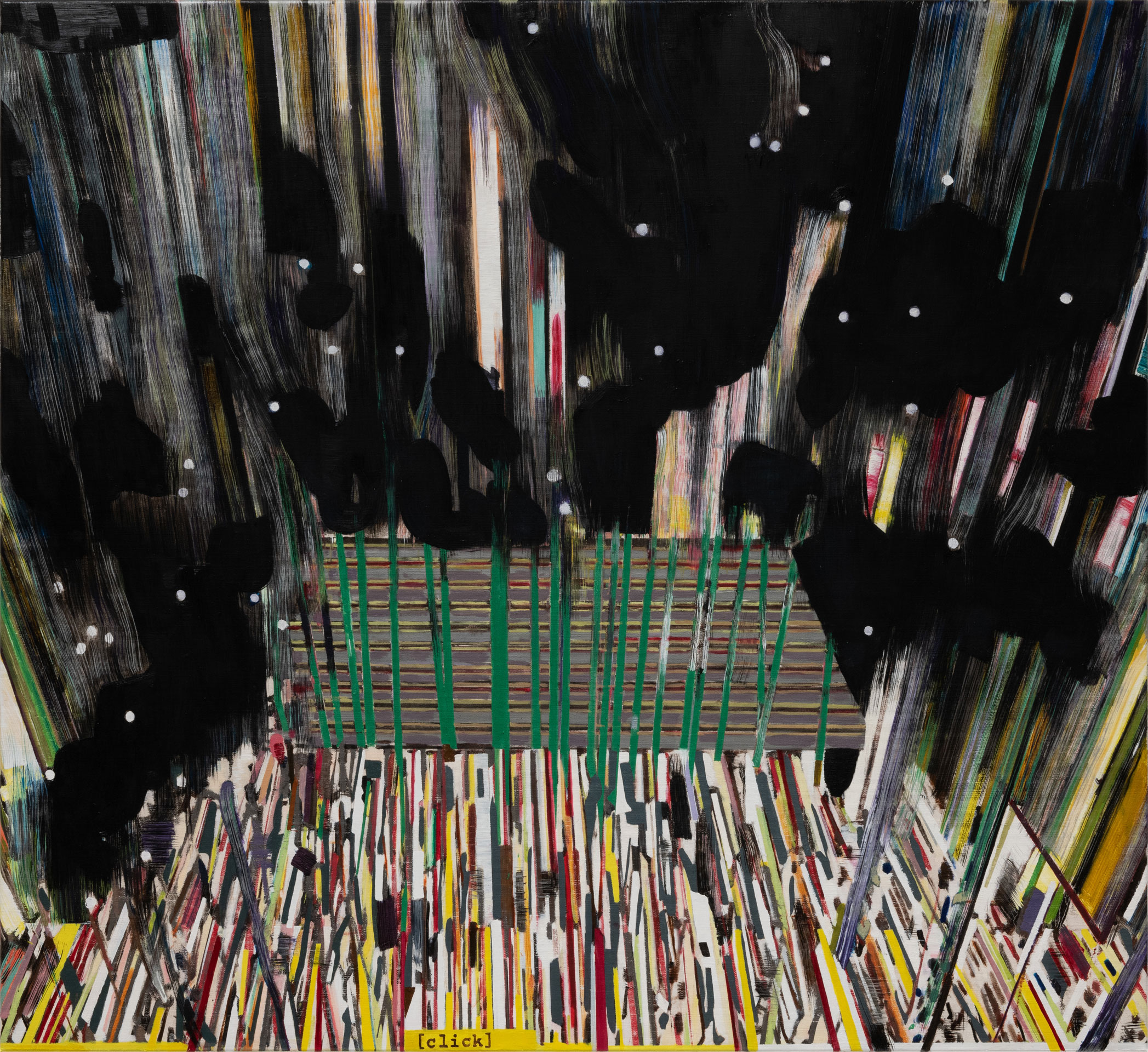 The moment everything happened, 2021, Oil on linen, 108 cm x 188 cm