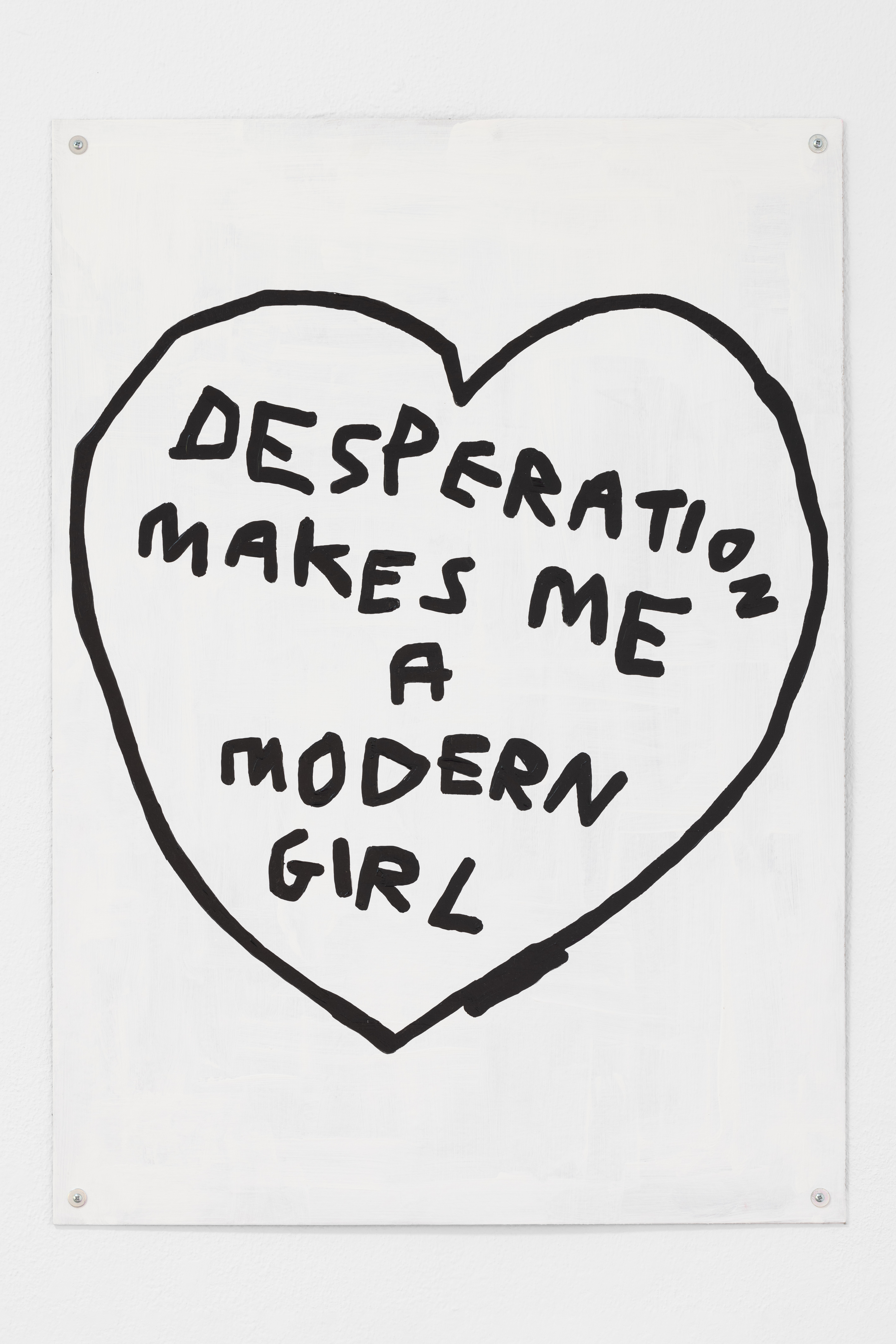 Sleater-Kinney walked so I could, not run, but do this. 2023Acrylic on cardboard105 × 75 cmUnique piece