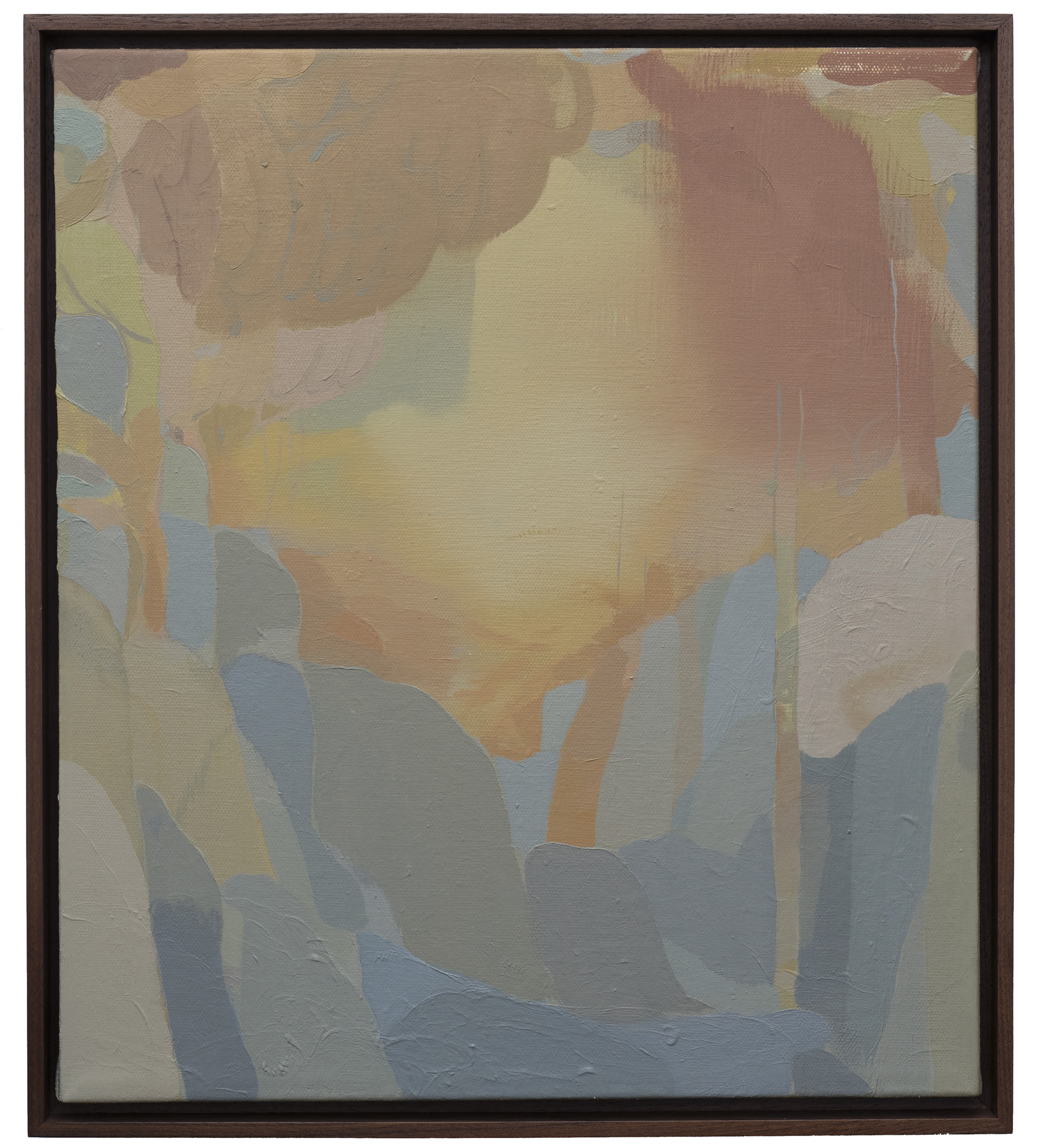 I was a rock down in the creek bed, the same one you'd come to time and again, 14 x 16," 2019