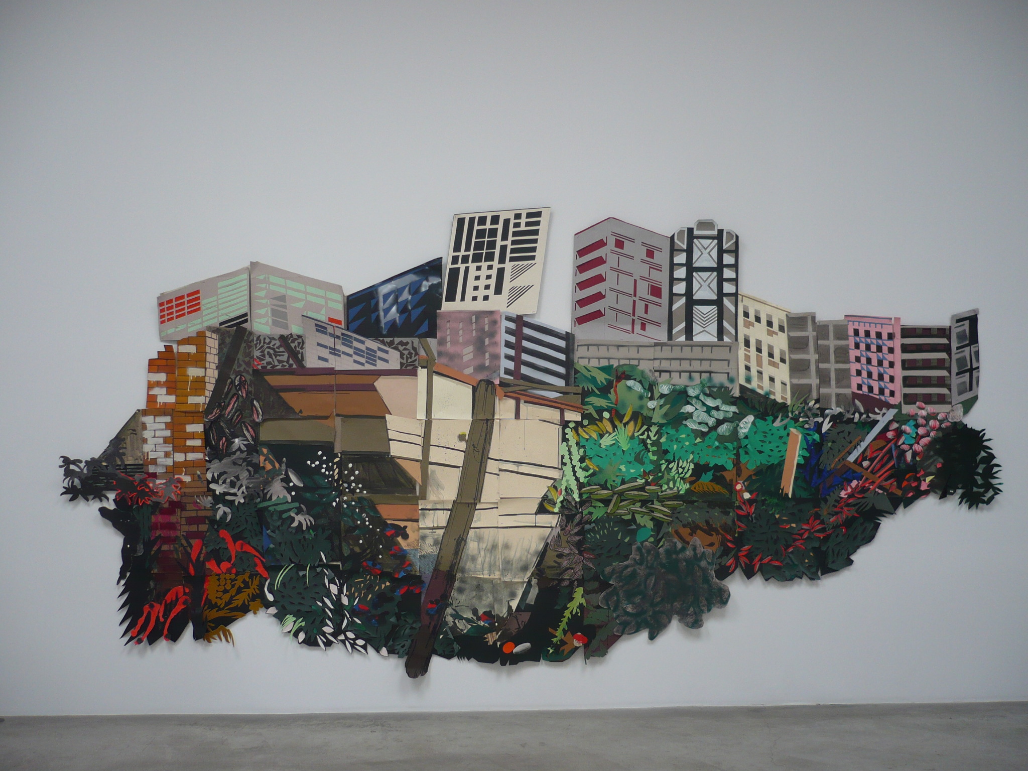 22@ Development, Paper and Mixed Media, 8'x15', 2008