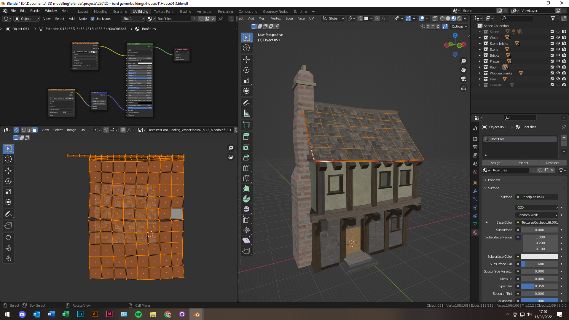 Marking seams and unwrapping UVs