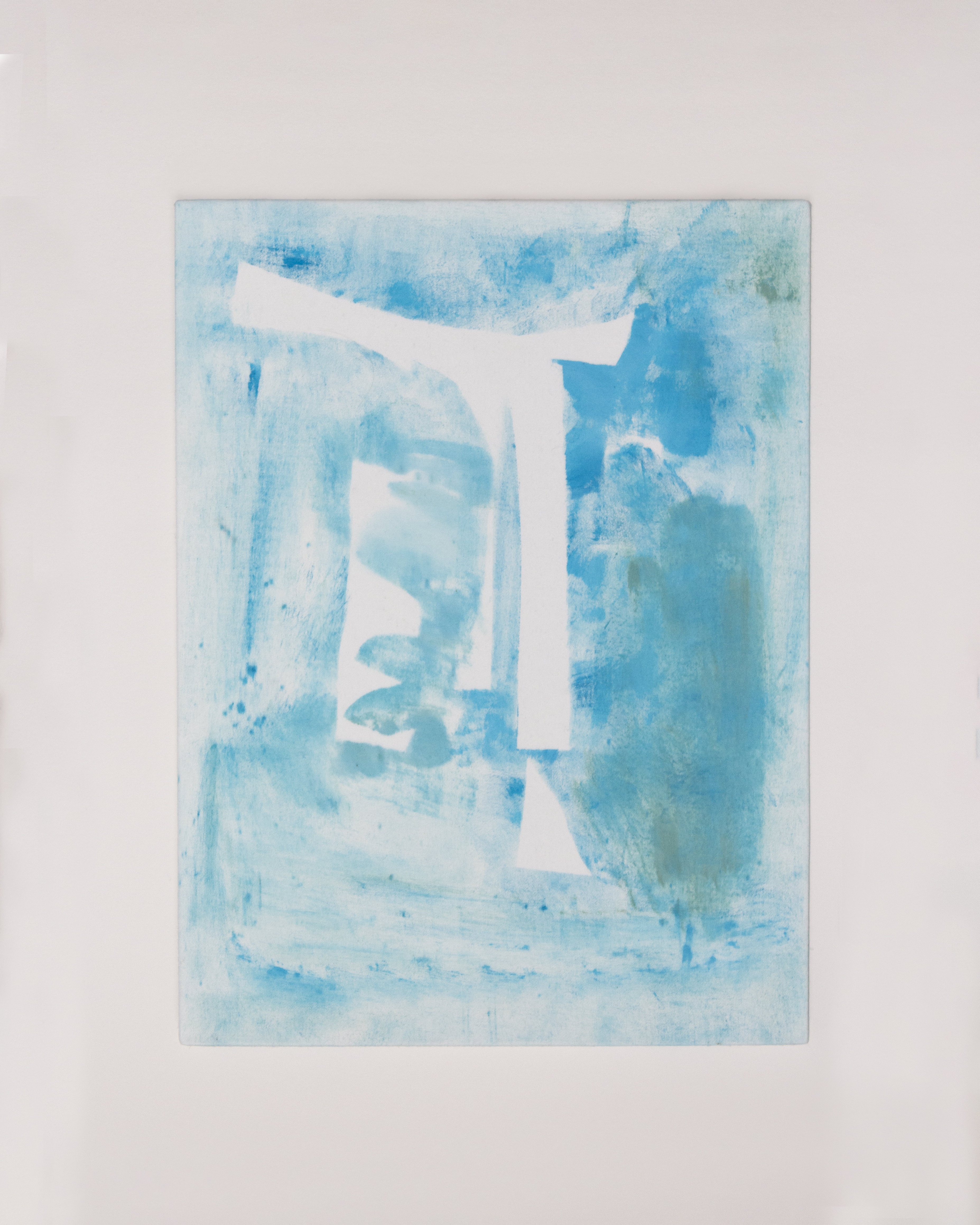 A Little Bit Happy, a Little Bit Sad (2022) Acrylic on textile, mounted on board40x30cm