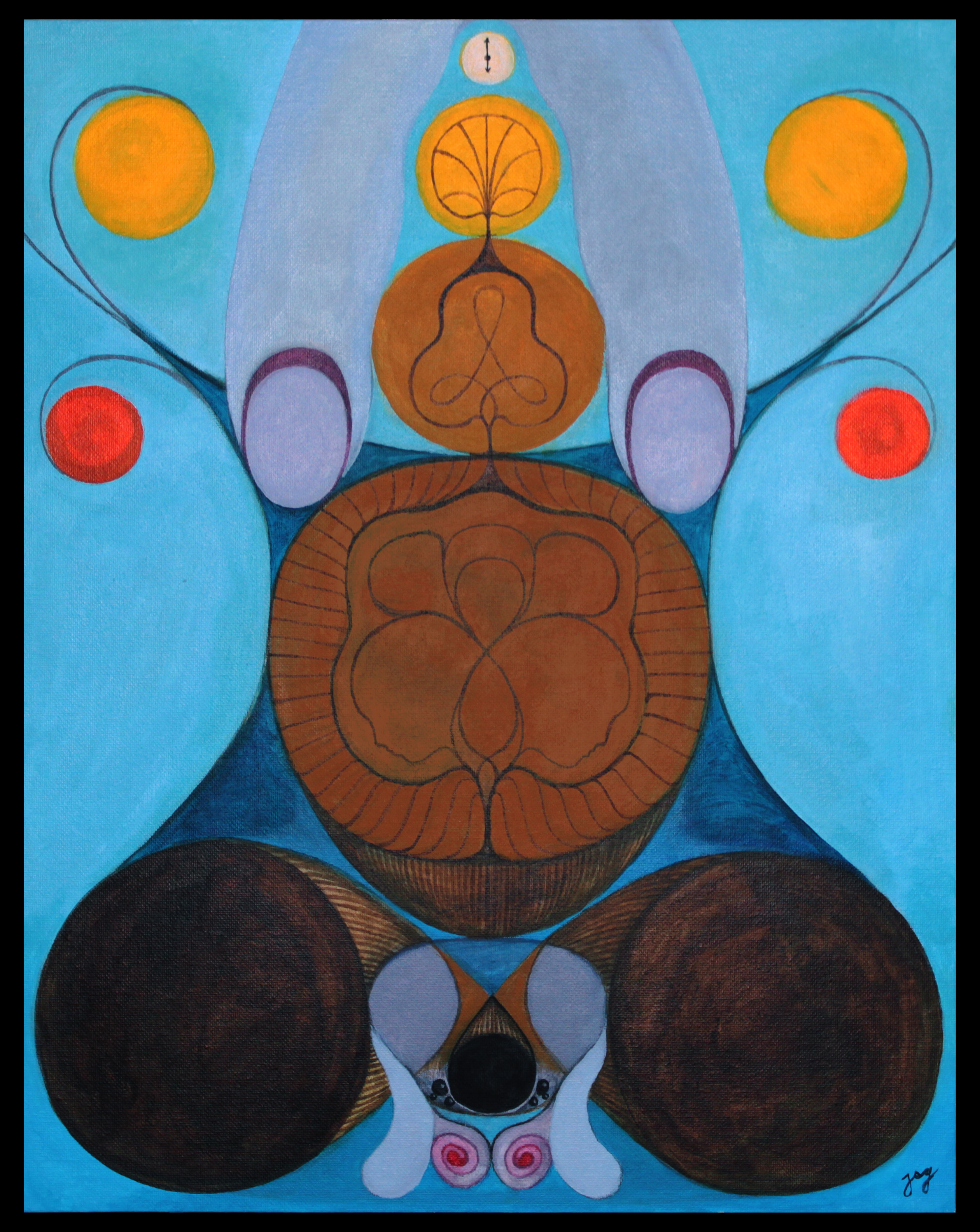 Purse (14"x18", acrylic on canvas)