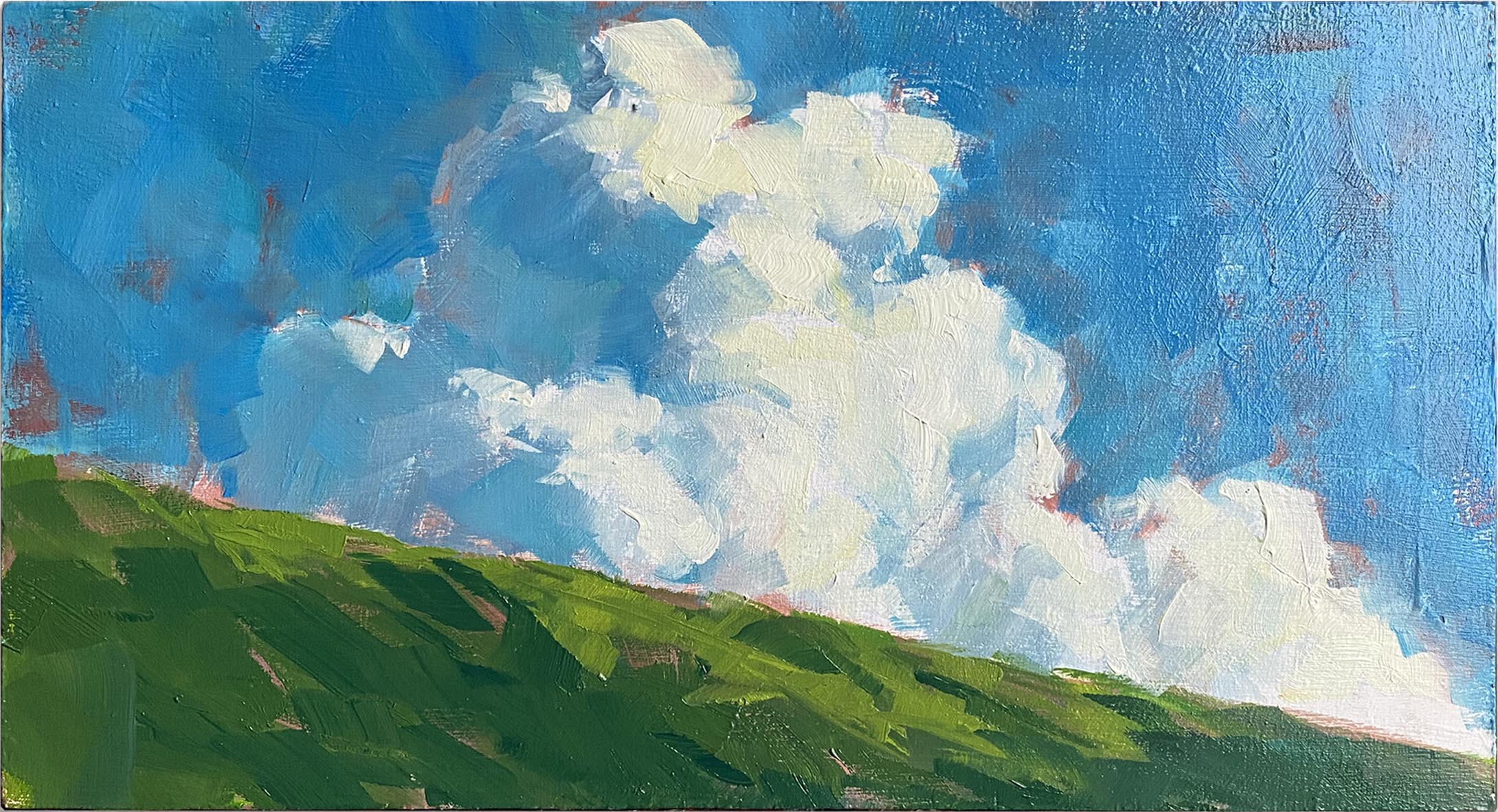 miyazaki day, 202414 x 26 x 1.5 cmoil on board