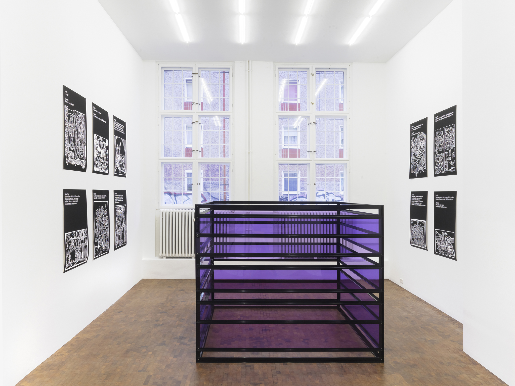 Installation view, 1848!!!, Esther Schipper, Berlin, 2010