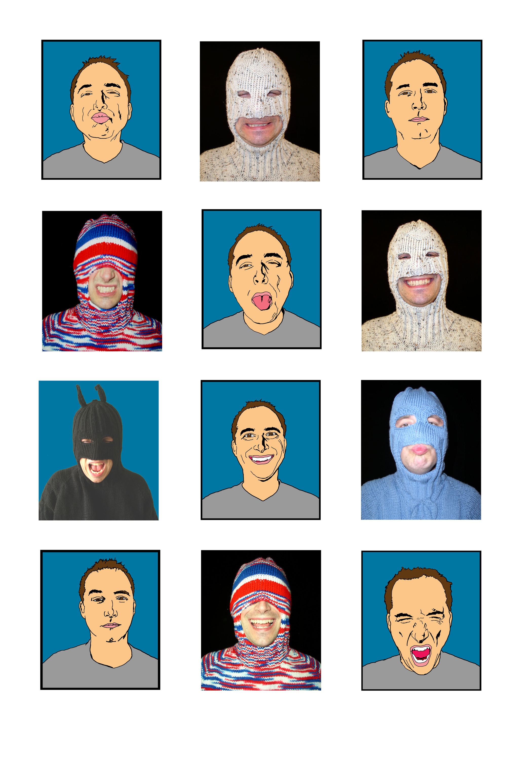 Face Index 1. Archival ink jet print. 19" x 13". edition of 8. 2005.