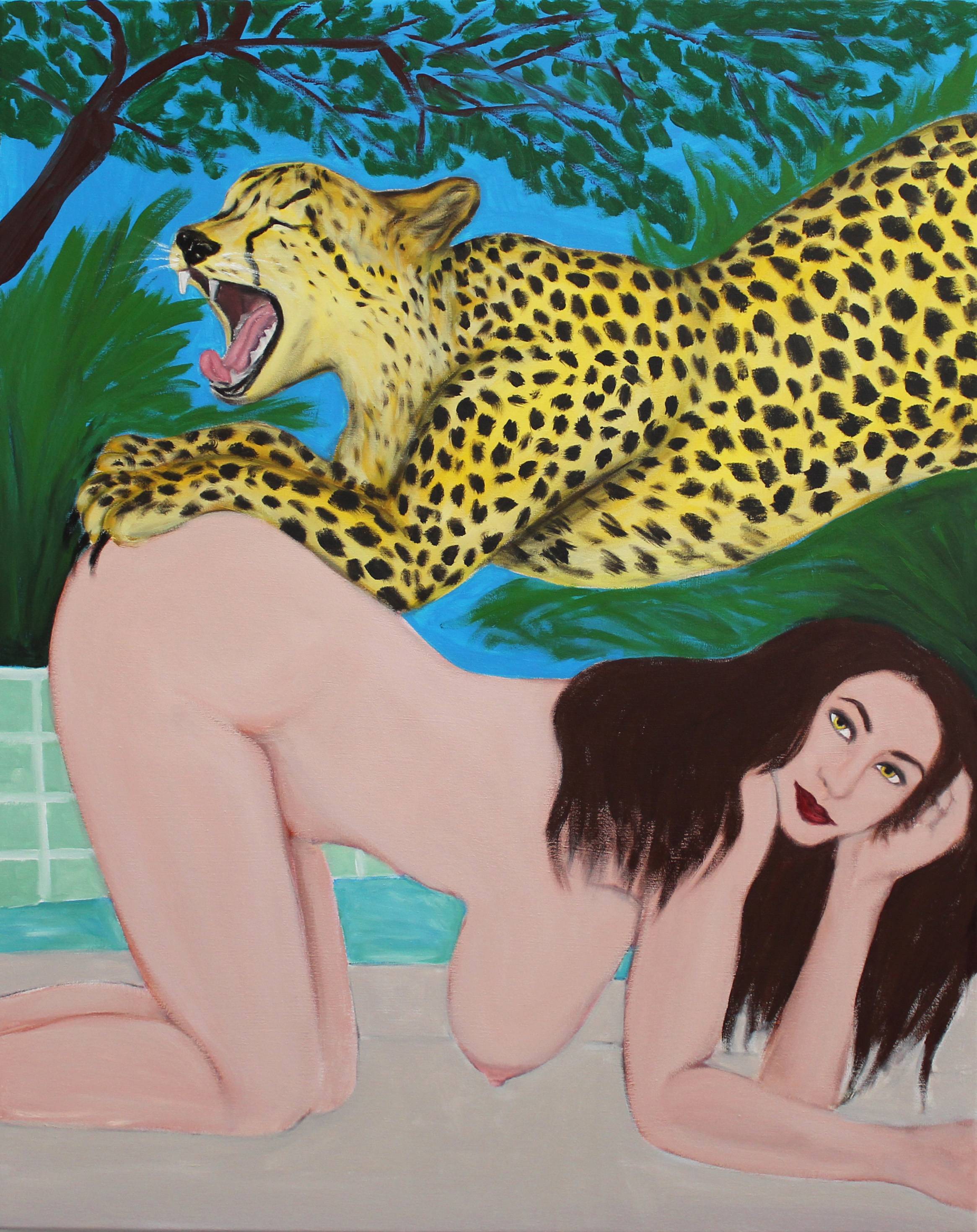 Pazúry a pozadie, Acrylic on canvas, 100x80 cm, 2021