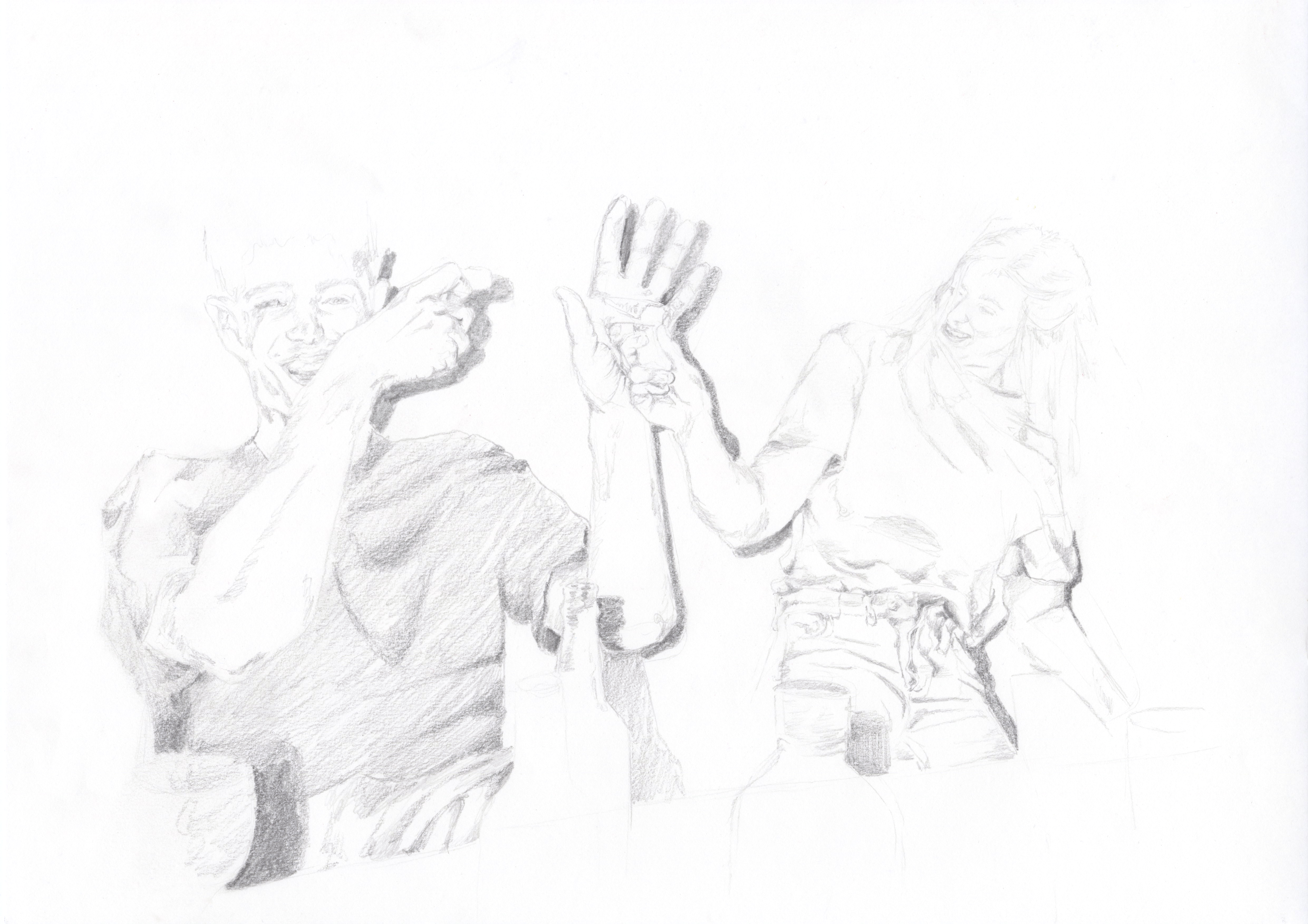 Pencil on paper, 298 x 420 mm, 2021