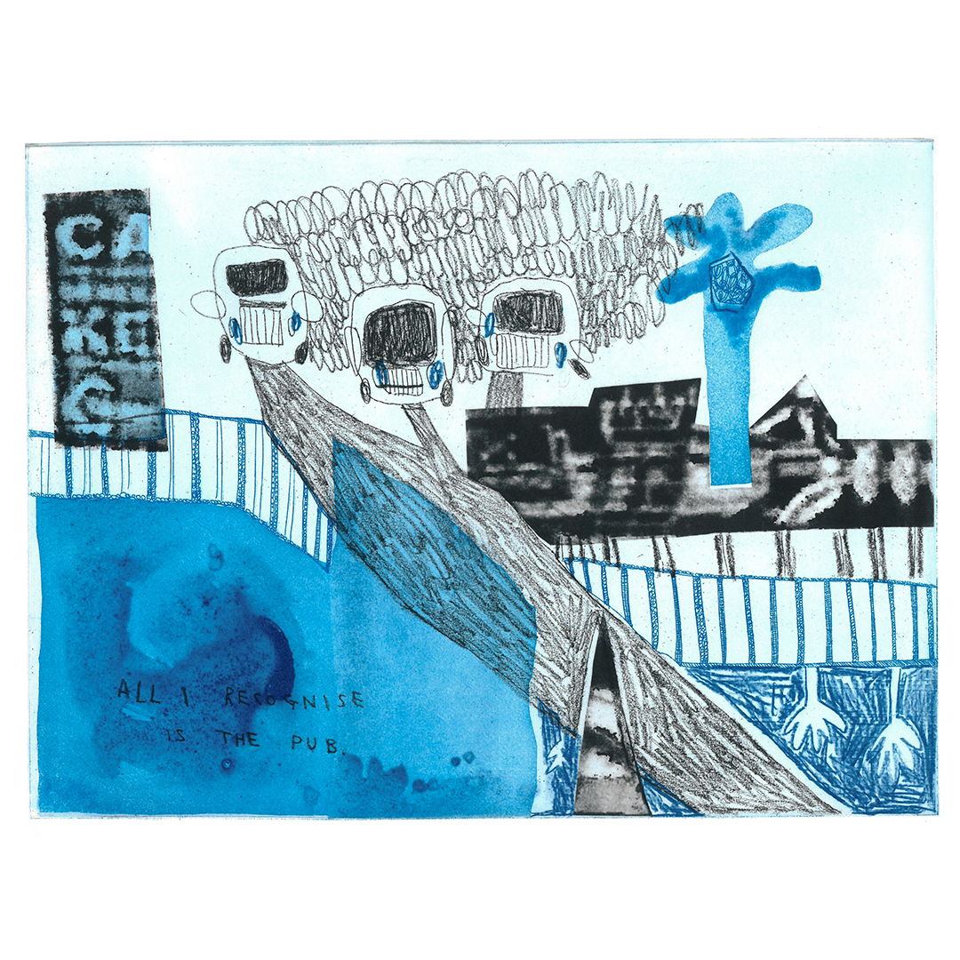 All I Recognise is the Pub - 2021 - Etching
