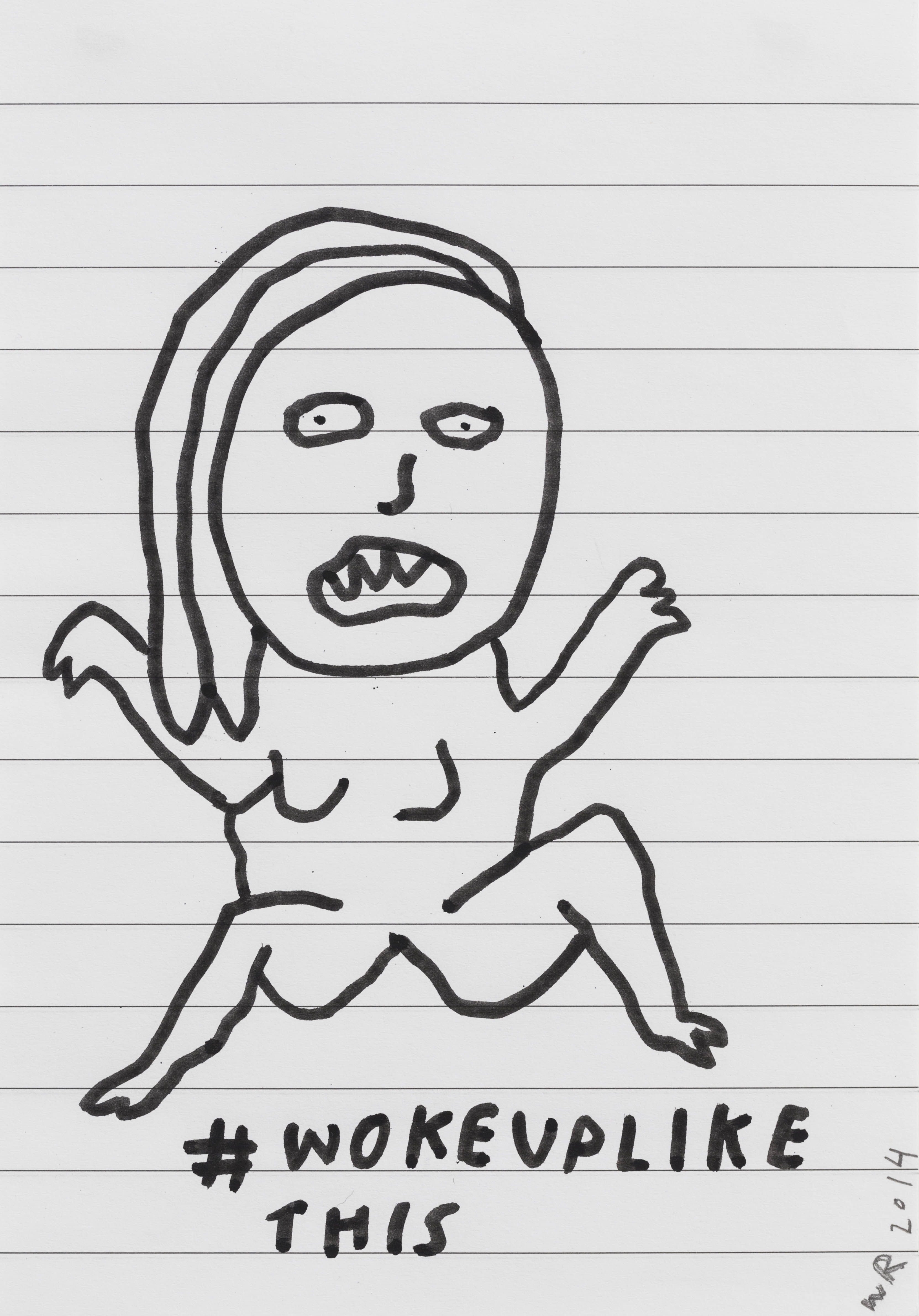 Things I Draw at Punk-Rocks Shows. 201414,2 x 10,2 cmInk on paper