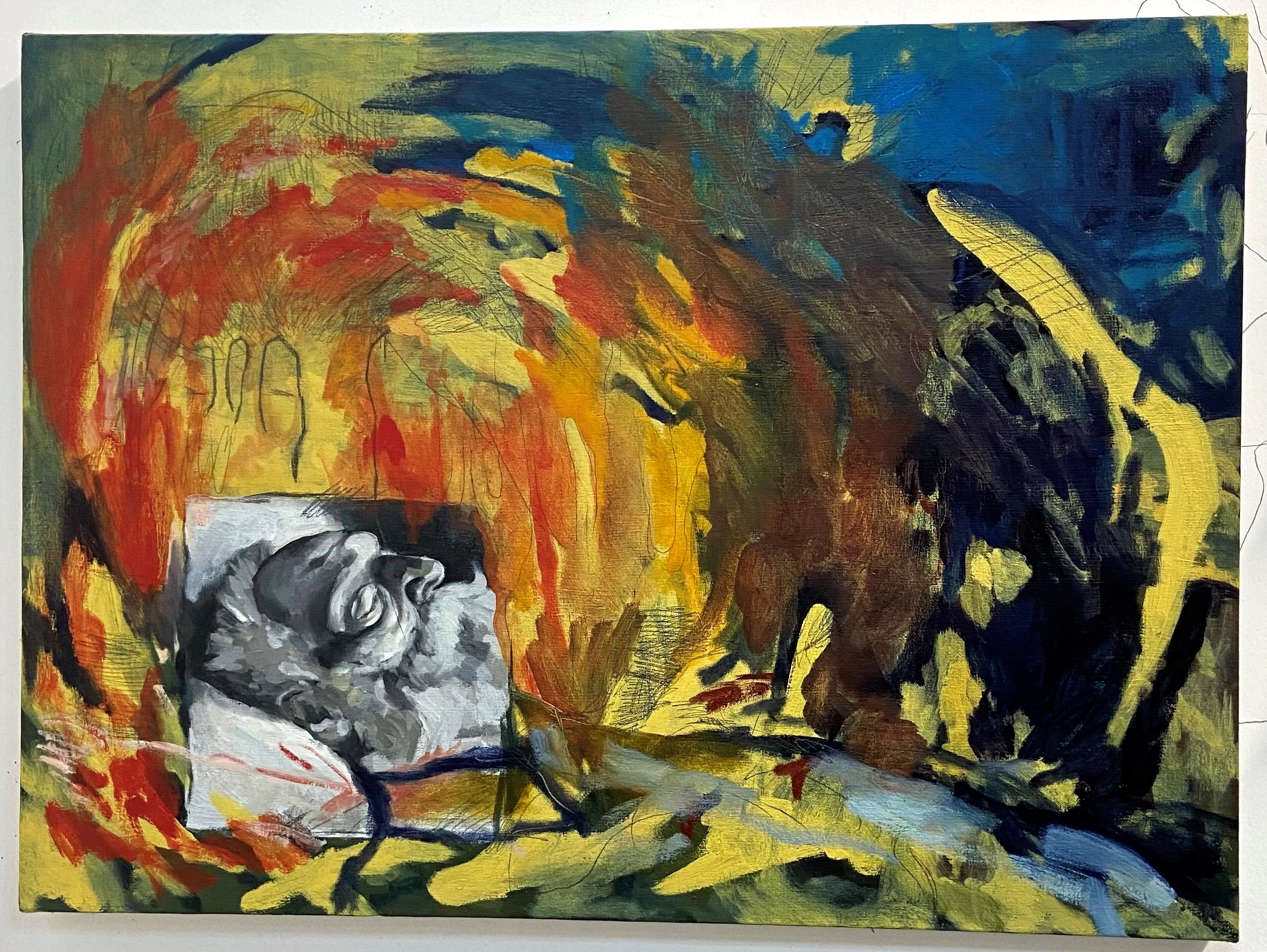 What Rest May Be. 18" x 24", 2020.