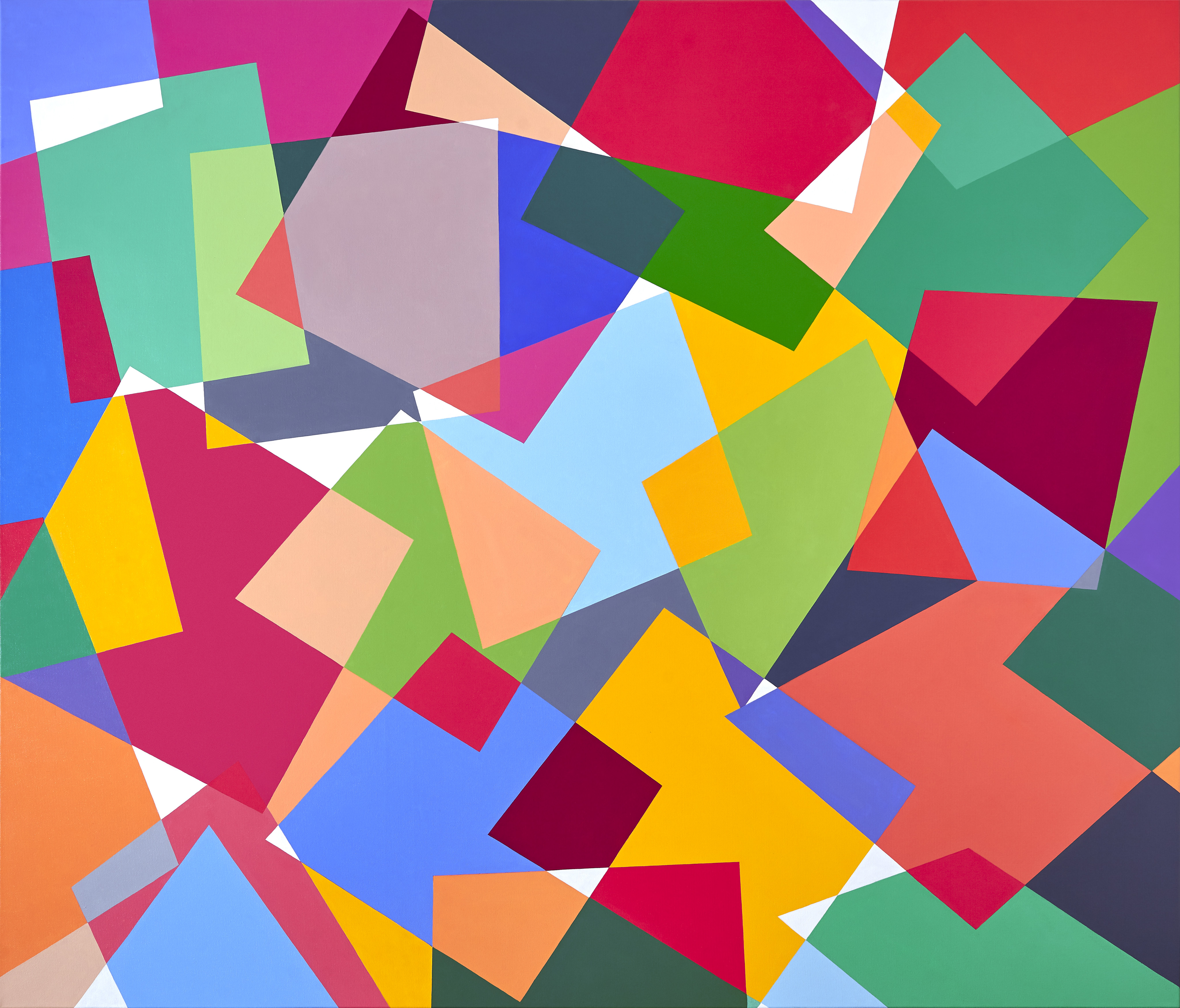 Sin t&iacute;tulo, 2017. Acr&iacute;lico sobre tela, 193 x 225 cm.