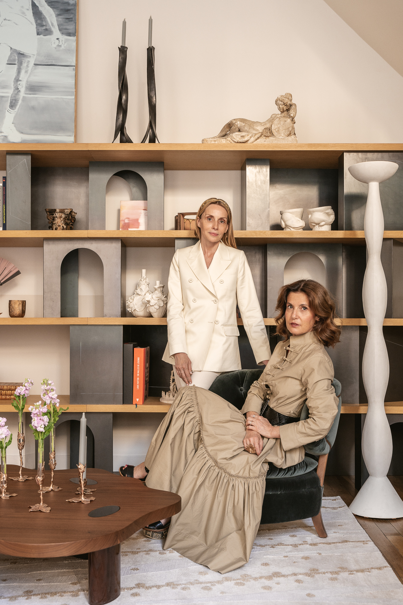 Isabelle Dubern-Mallevays & Osanna Visconti at Invisible Collection Paris Rive Gauche