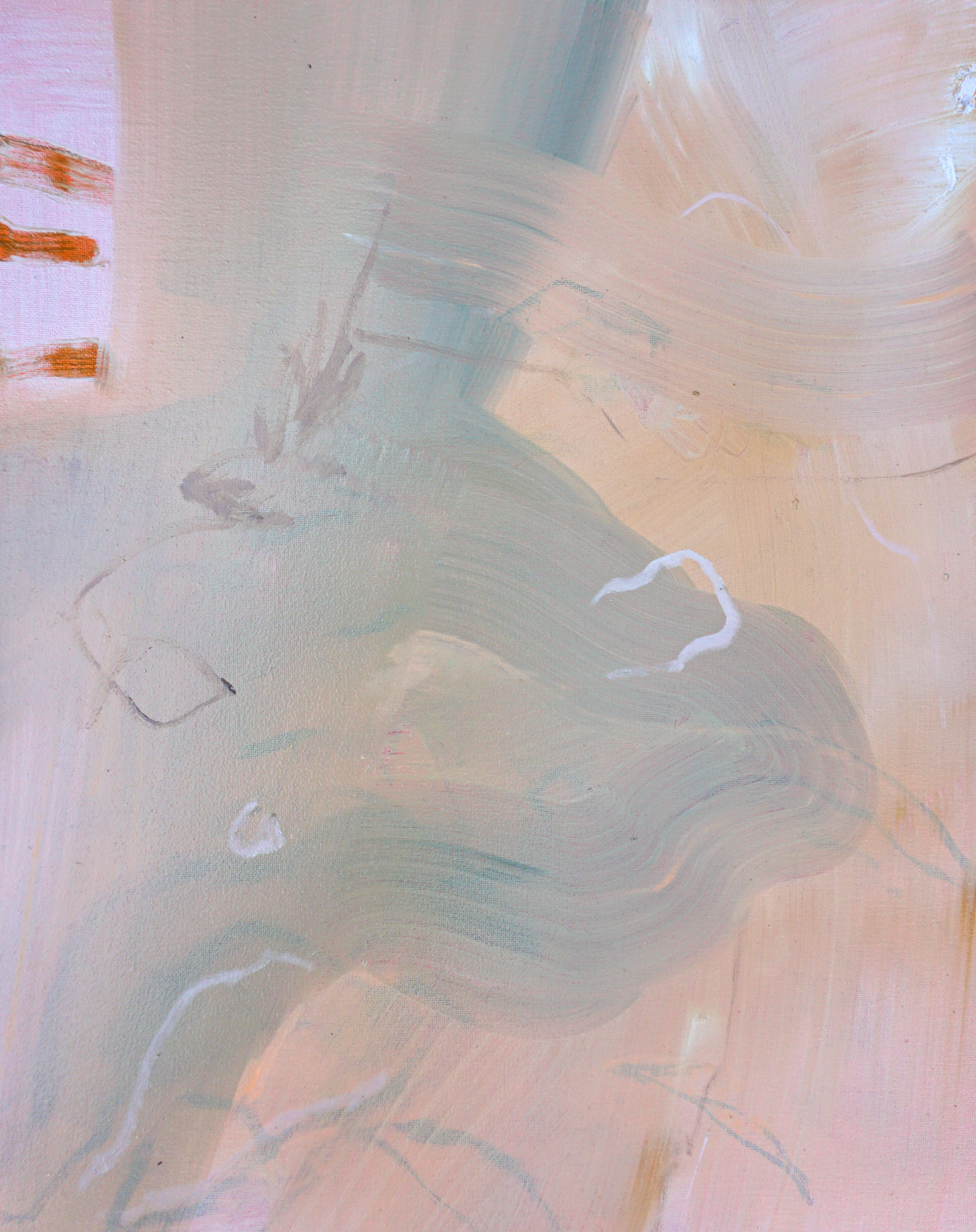 Close to the Edge Where They Kiss, Oil on Canvas, 16 x 20 in.