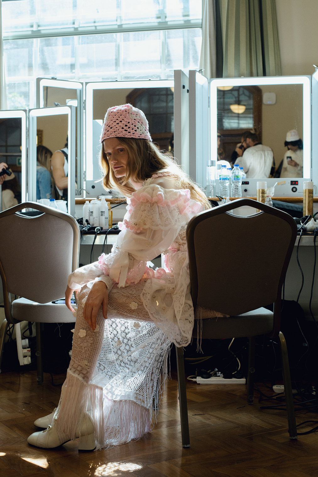 Bora Aksu Backstage London SS24