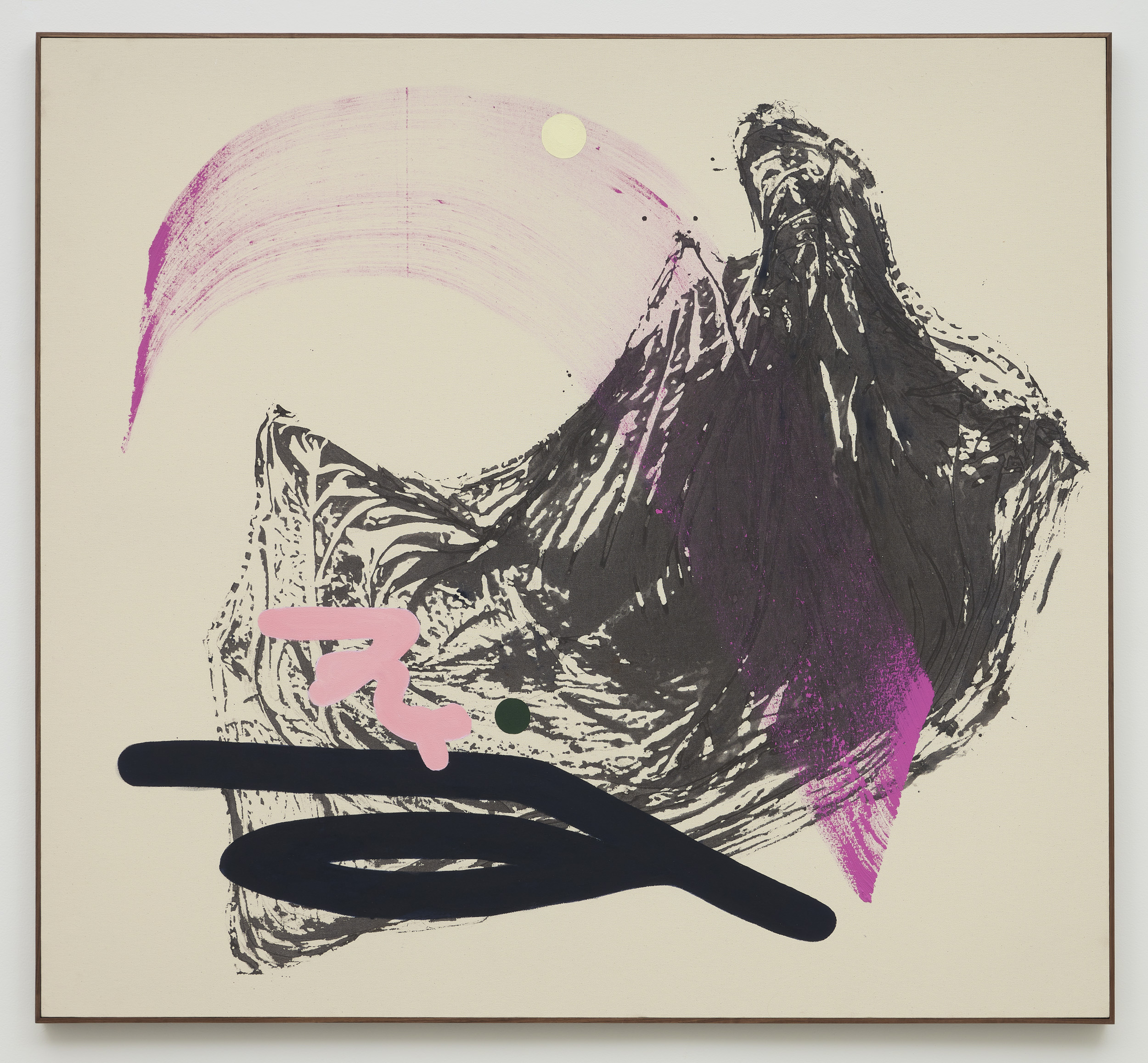 Toxic –Simon Says, acrylics on canvas 55 x 60 inches / 139.7 x 152.4 cm 