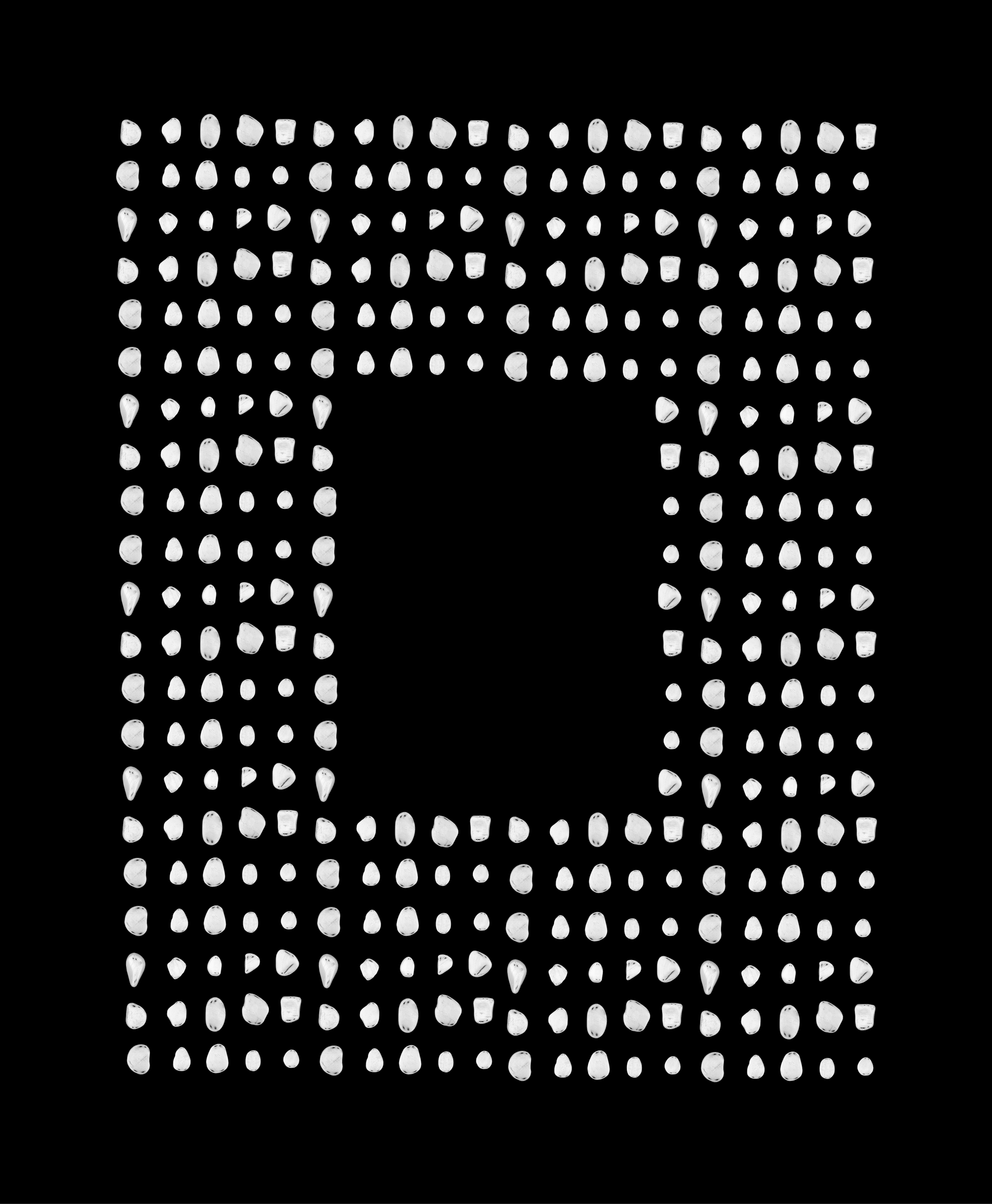 "The Baroque Garden of White Stones / 3" Giclée fine art prints on Hahnemühle Watercolour paper / Variable dimensions / Edition of 6