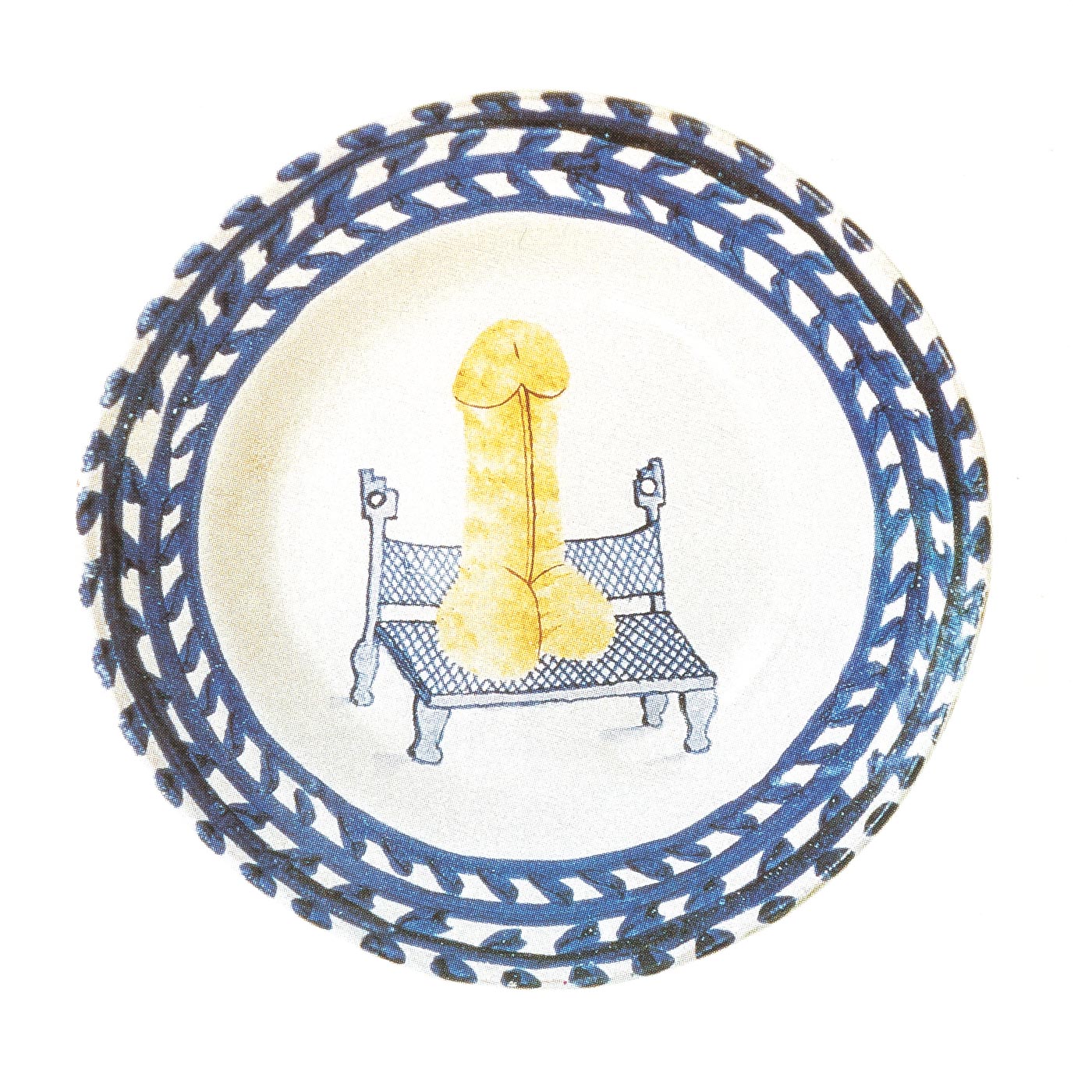 Rare African stool, 1999TIn-glazed earthenwareHeight 27cm