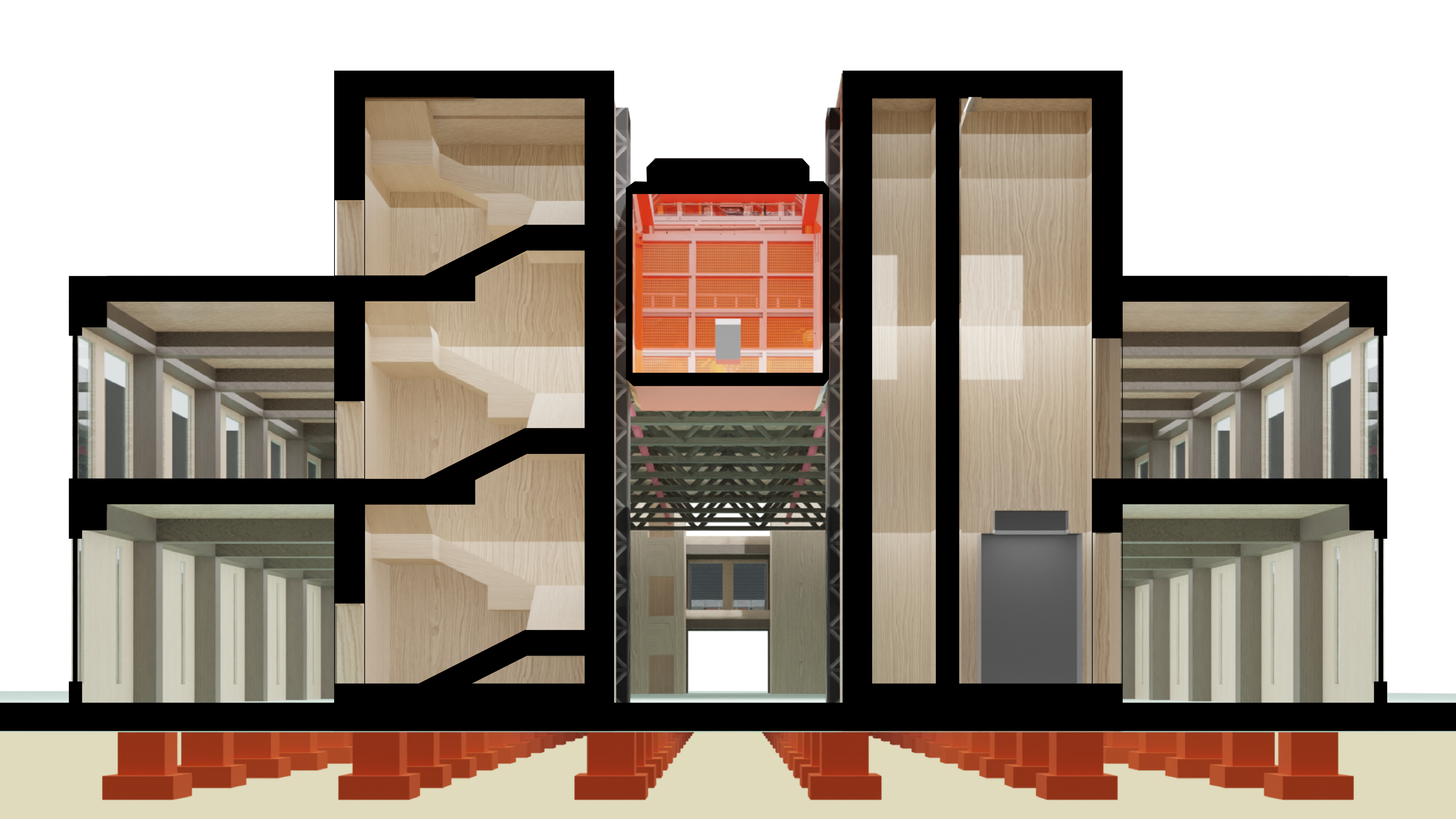 Ephemeral Building typical section