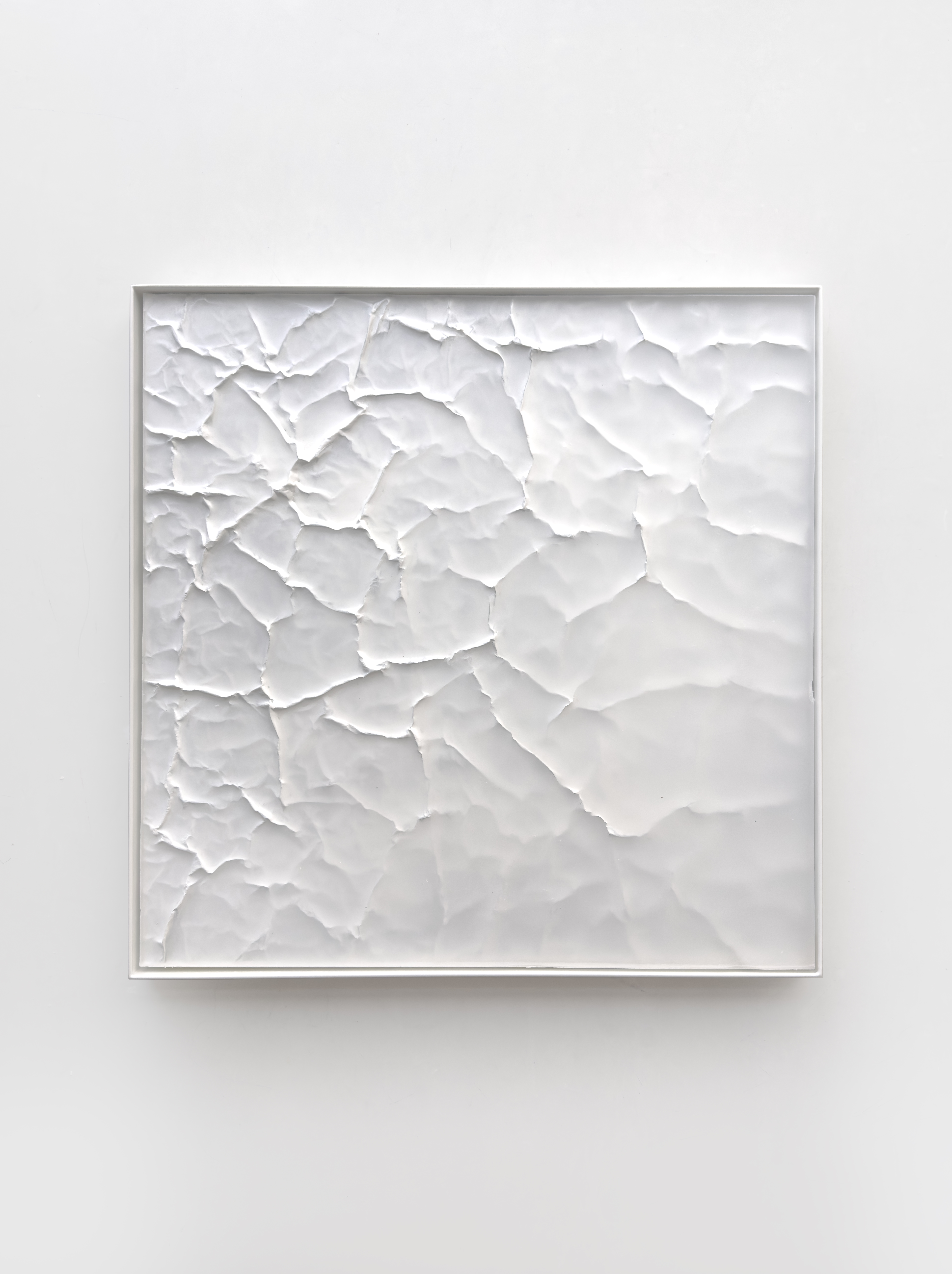 Cessation, 34, mixed media, 45 x 45 x 3 cm