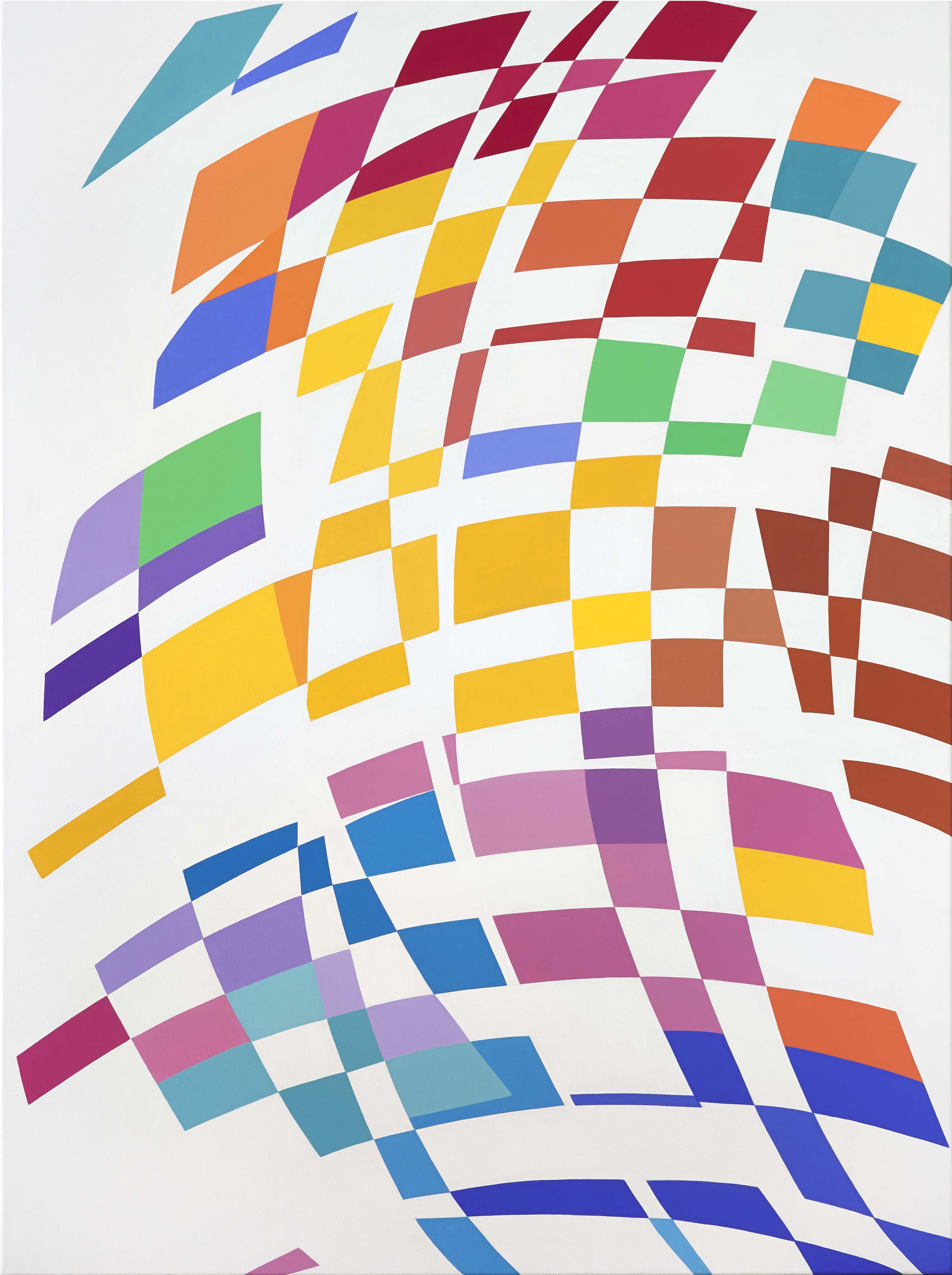 Untitled, 2013. Acrylic on canvas, 140 x 100 cm.