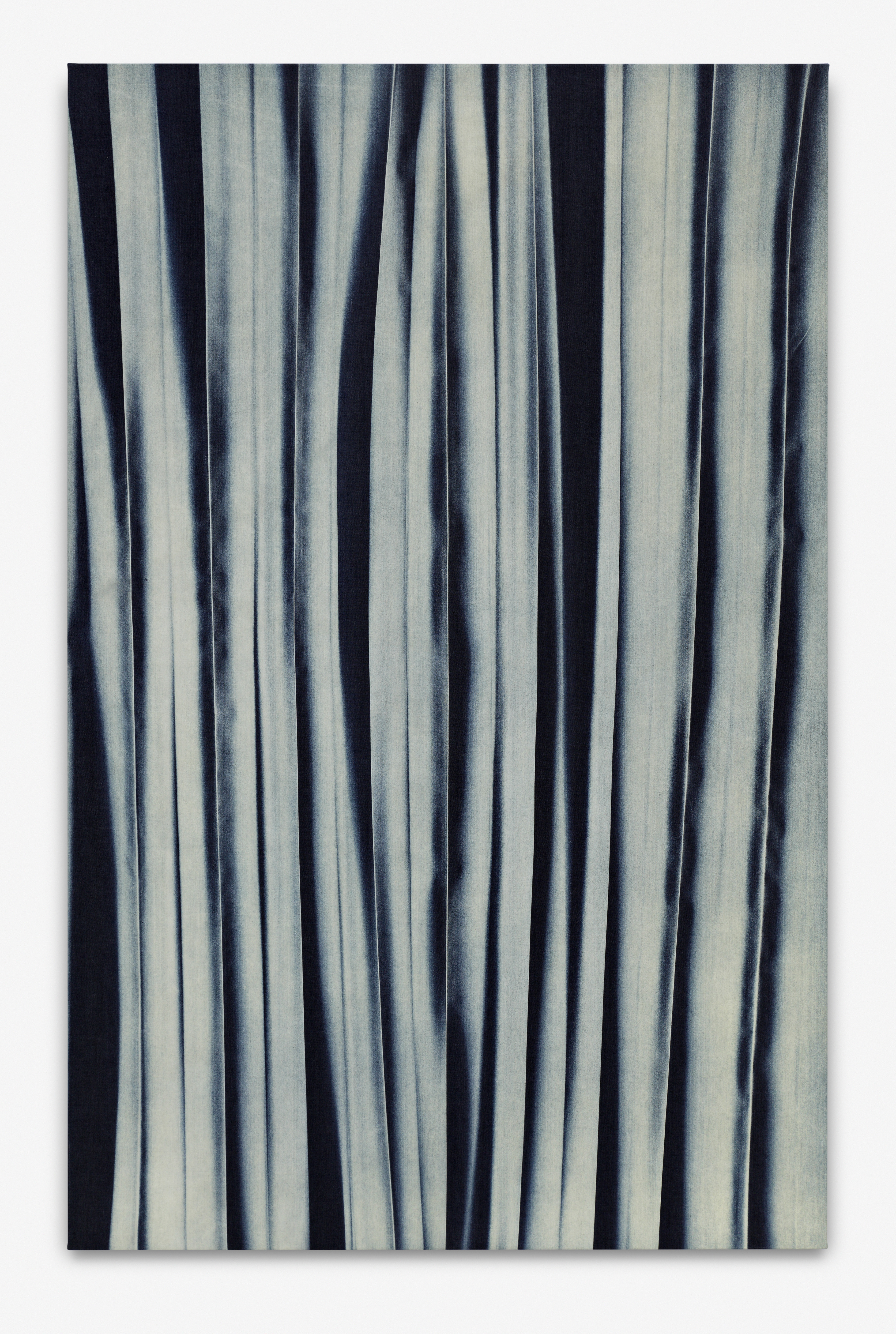 untitled, 220x140cm, bleach on denim, 2014