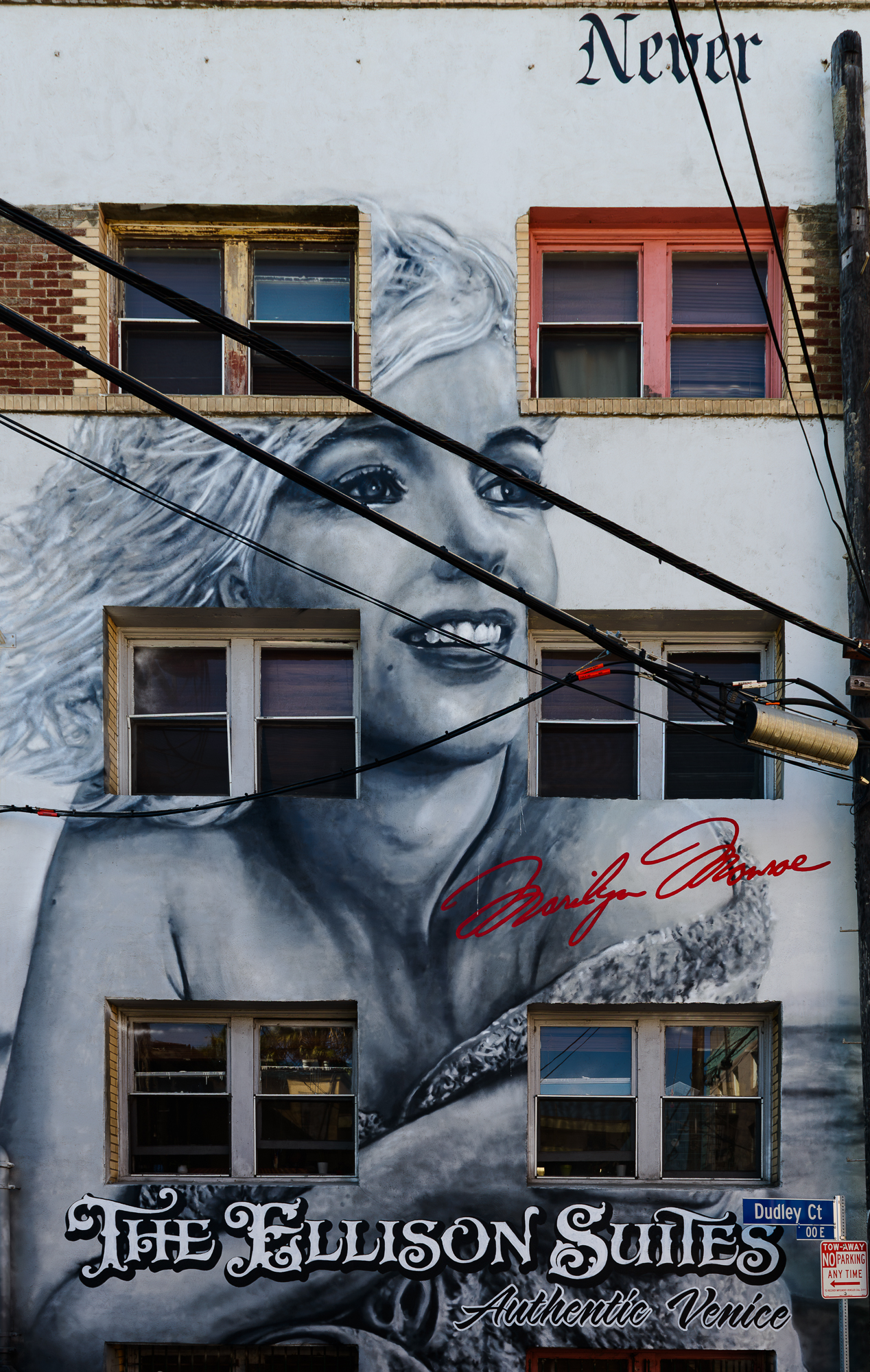 Plage de Santa Monica. Marilyn Los Angeles