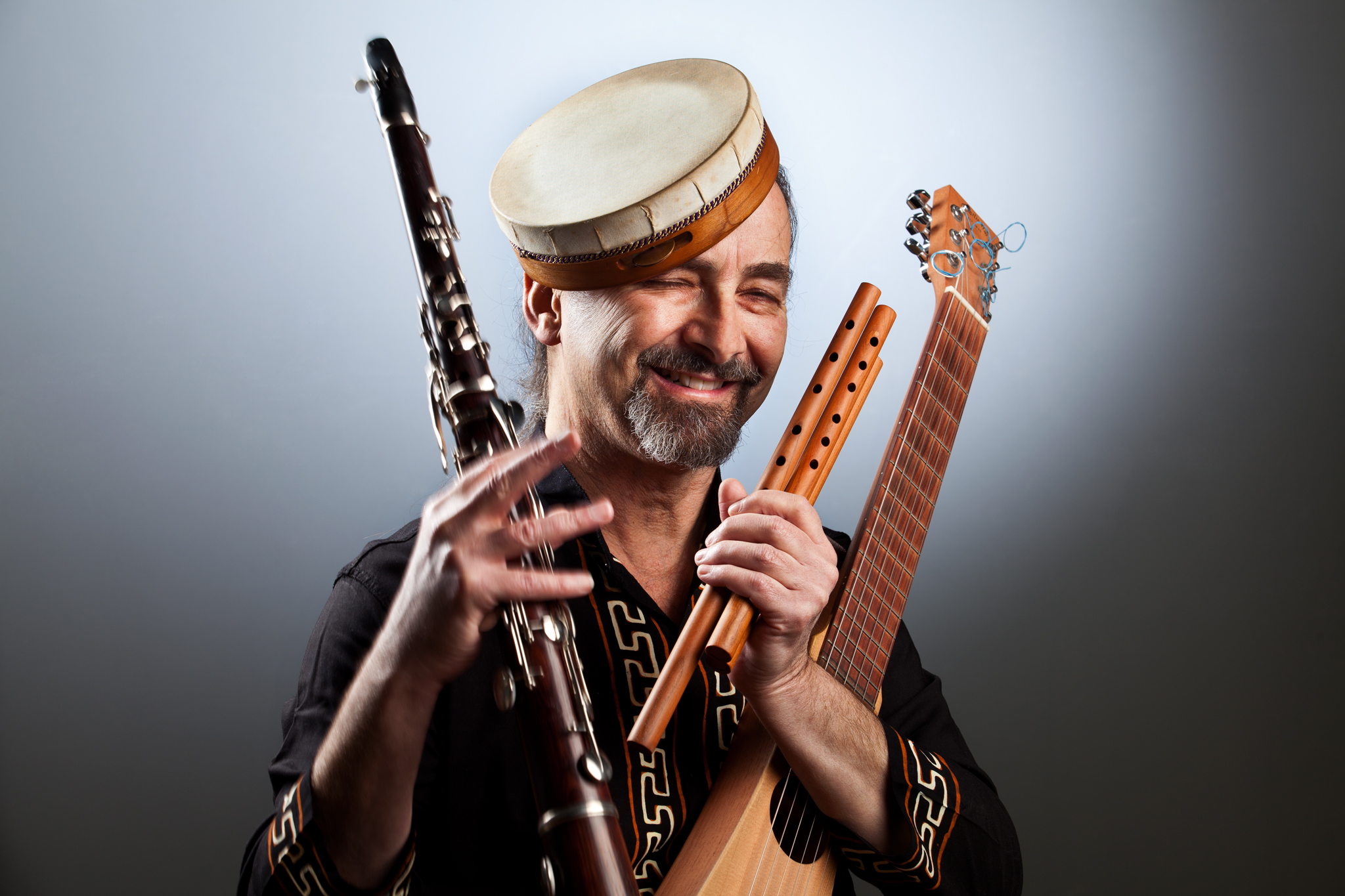 Professzionális portré fotózás zenészről