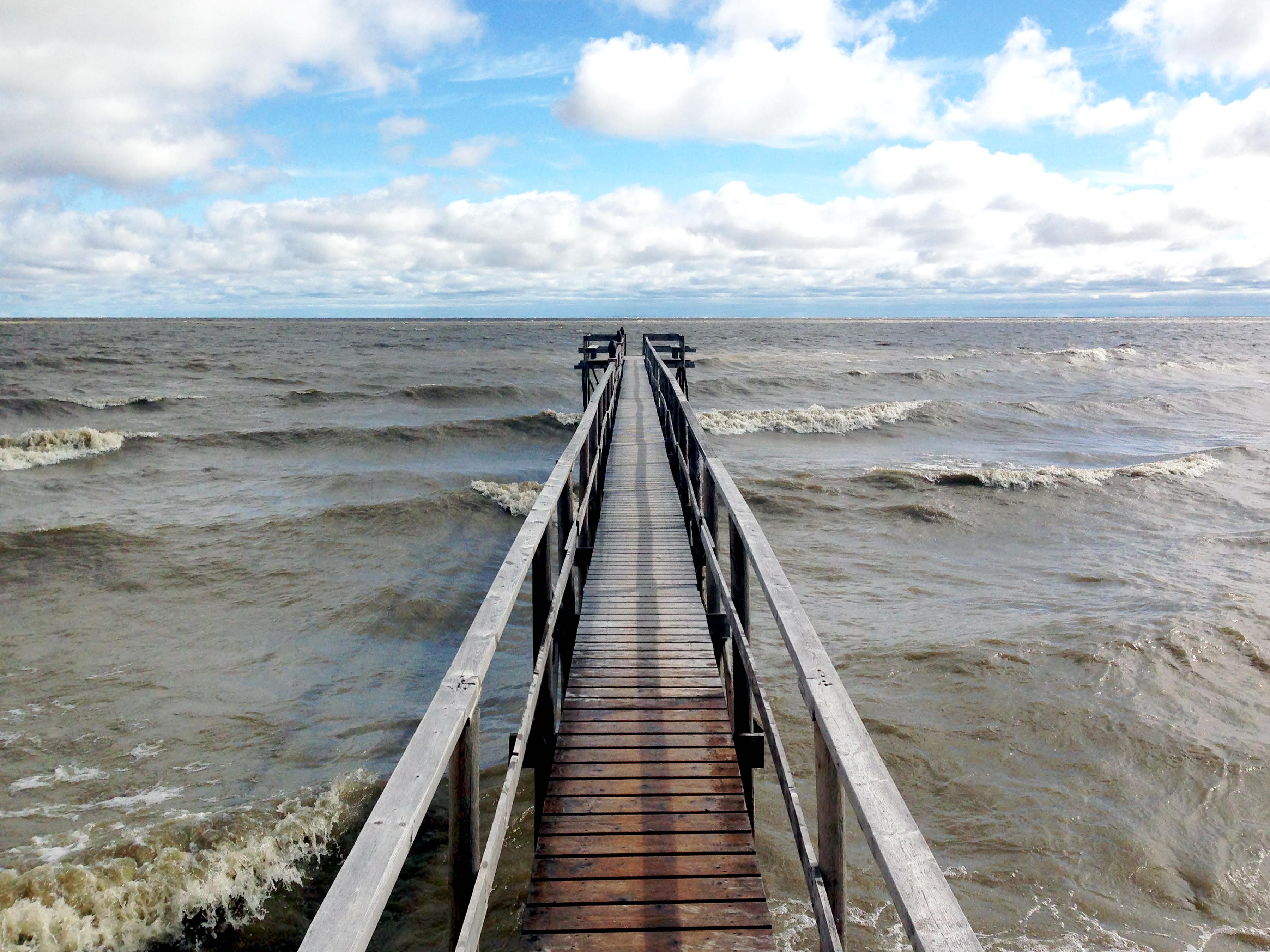 Jutting out into Lake Winnipeg, Lisa’s father called this nearby public pier his “office” / Photo courtesy of Lisa Noble