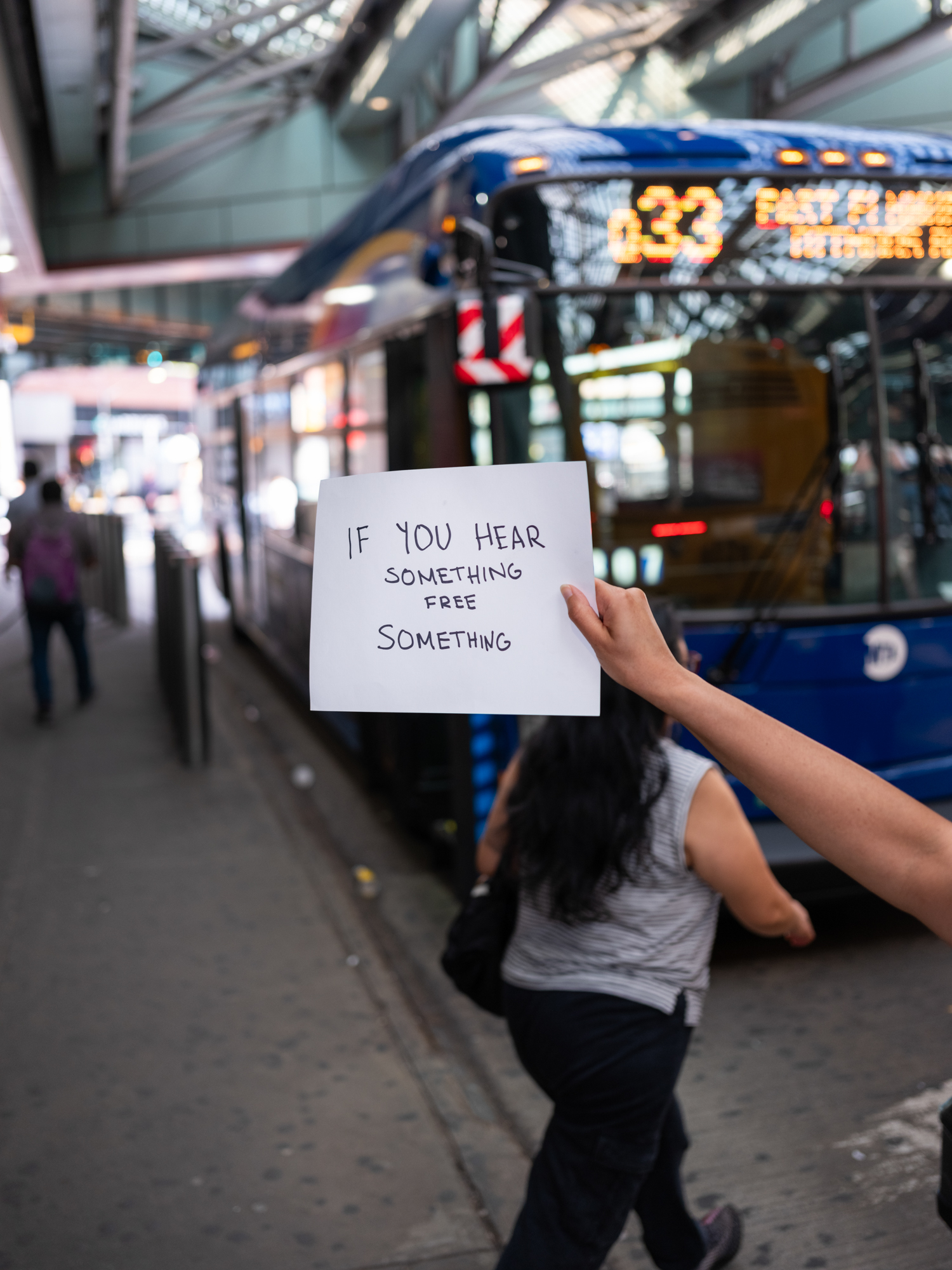 Bus depot in Flushing, Queens