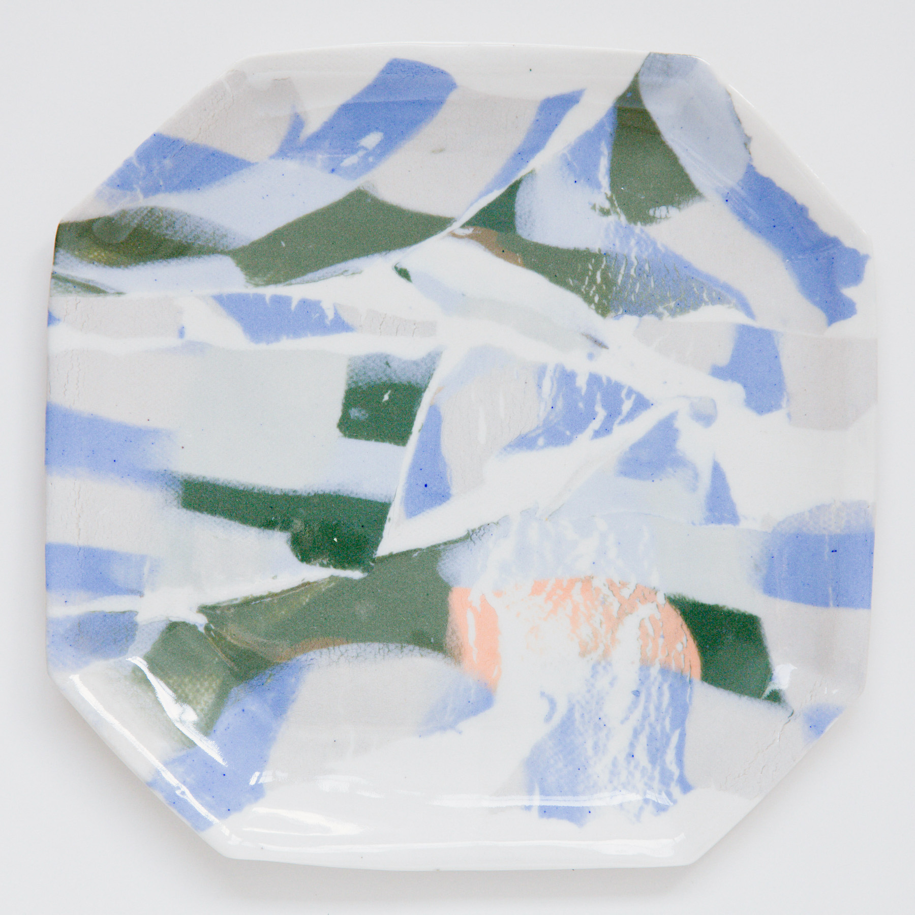 Medium Scrapware Octagonal Plate [120$]